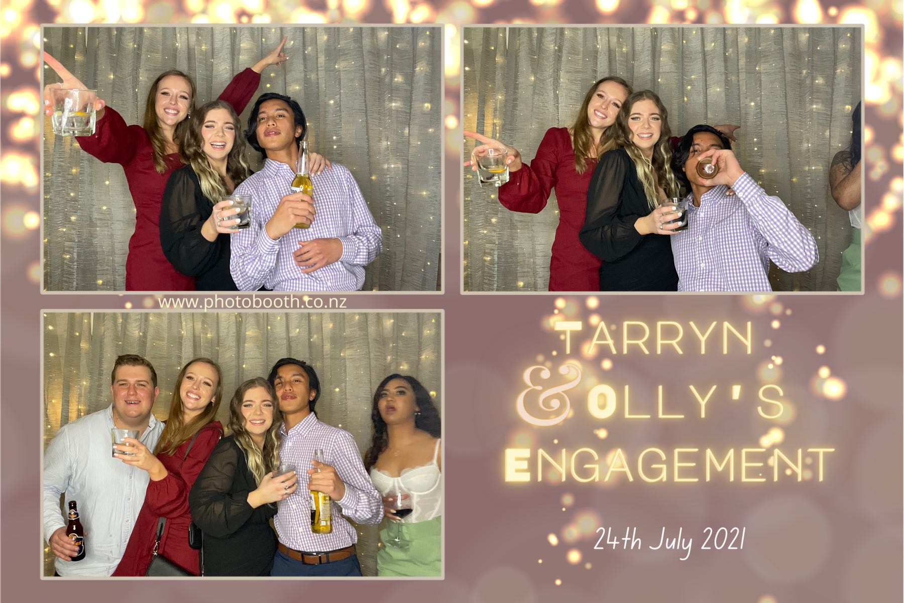 Tarryn & Olly's Engagement | View more photos from the event at gallery.photobooth.co.nz/u/SelfieCentral/Tarryn-Ollys-Engagement