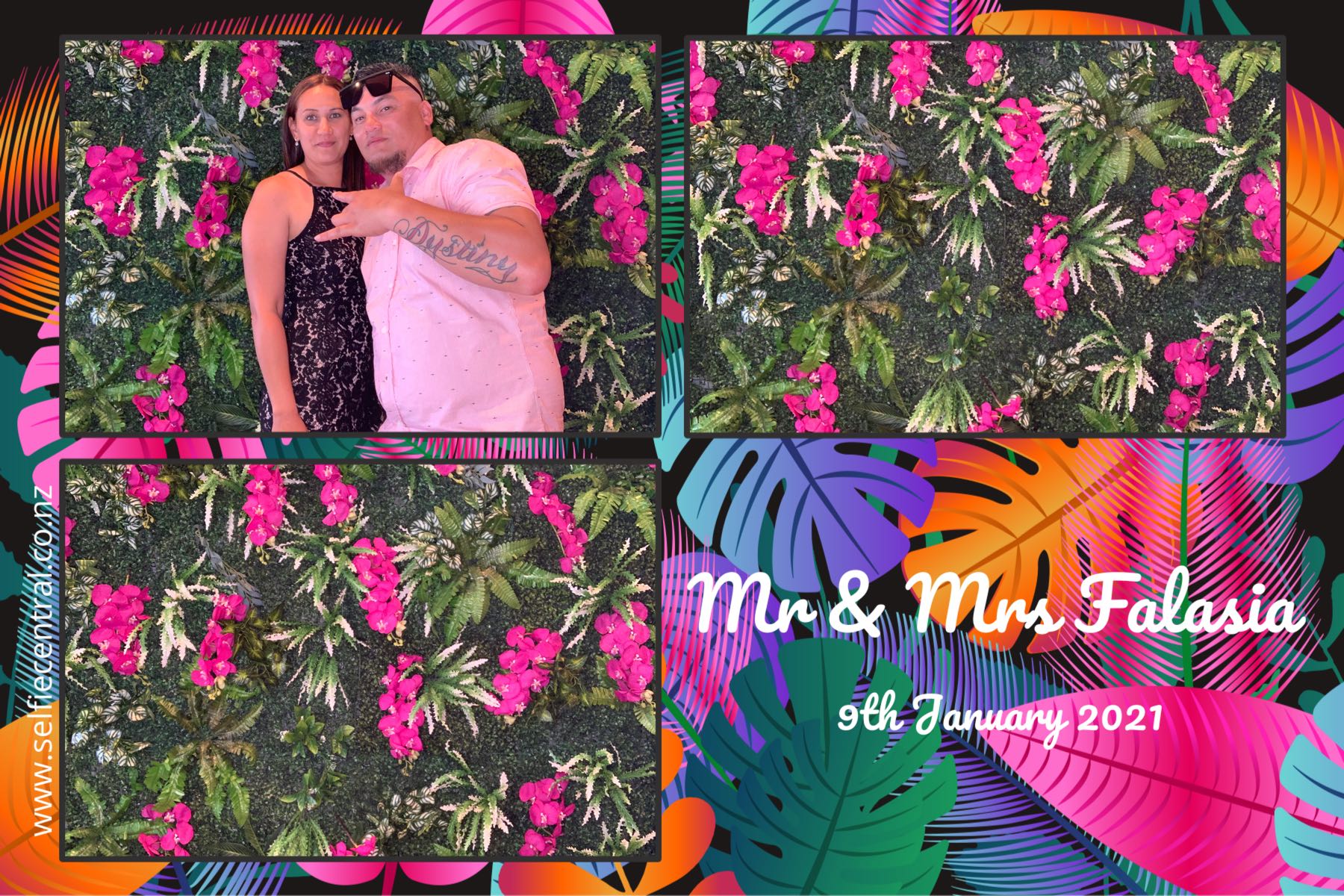 Tyrone & Matilda's wedding | View more photos from the event at gallery.photobooth.co.nz/u/SelfieCentral/Tyrone-Matildas-wedding