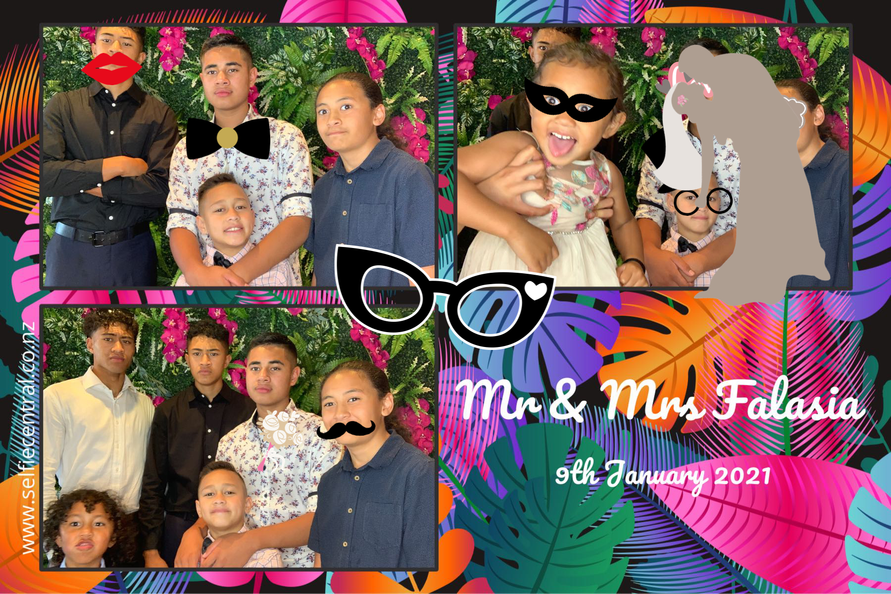 Tyrone & Matilda's wedding | View more photos from the event at gallery.photobooth.co.nz/u/SelfieCentral/Tyrone-Matildas-wedding