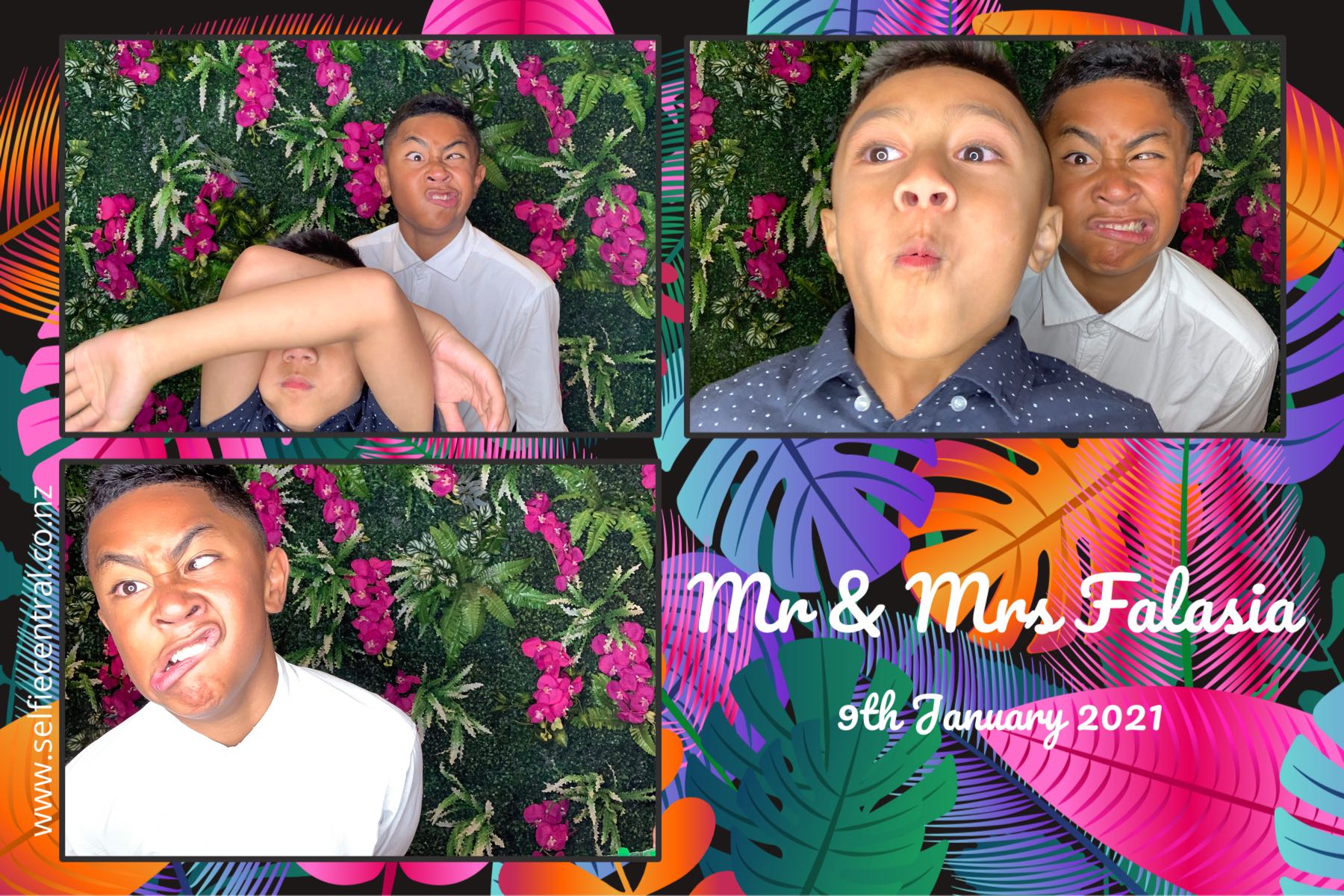 Tyrone & Matilda's wedding | View more photos from the event at gallery.photobooth.co.nz/u/SelfieCentral/Tyrone-Matildas-wedding