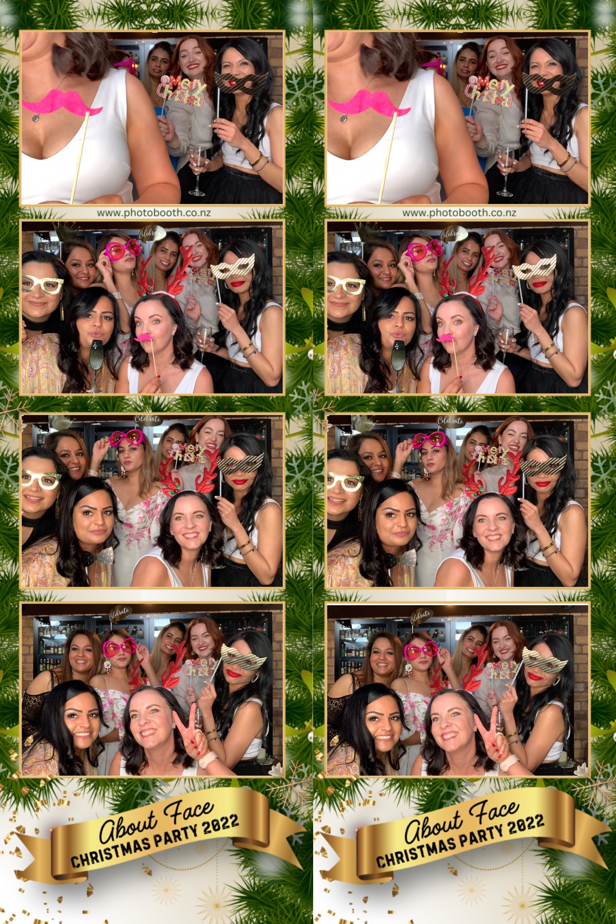 About Face Christmas Party | View more photos from the event at gallery.photobooth.co.nz/u/SelfieCentral/About-Face-Christmas-Party