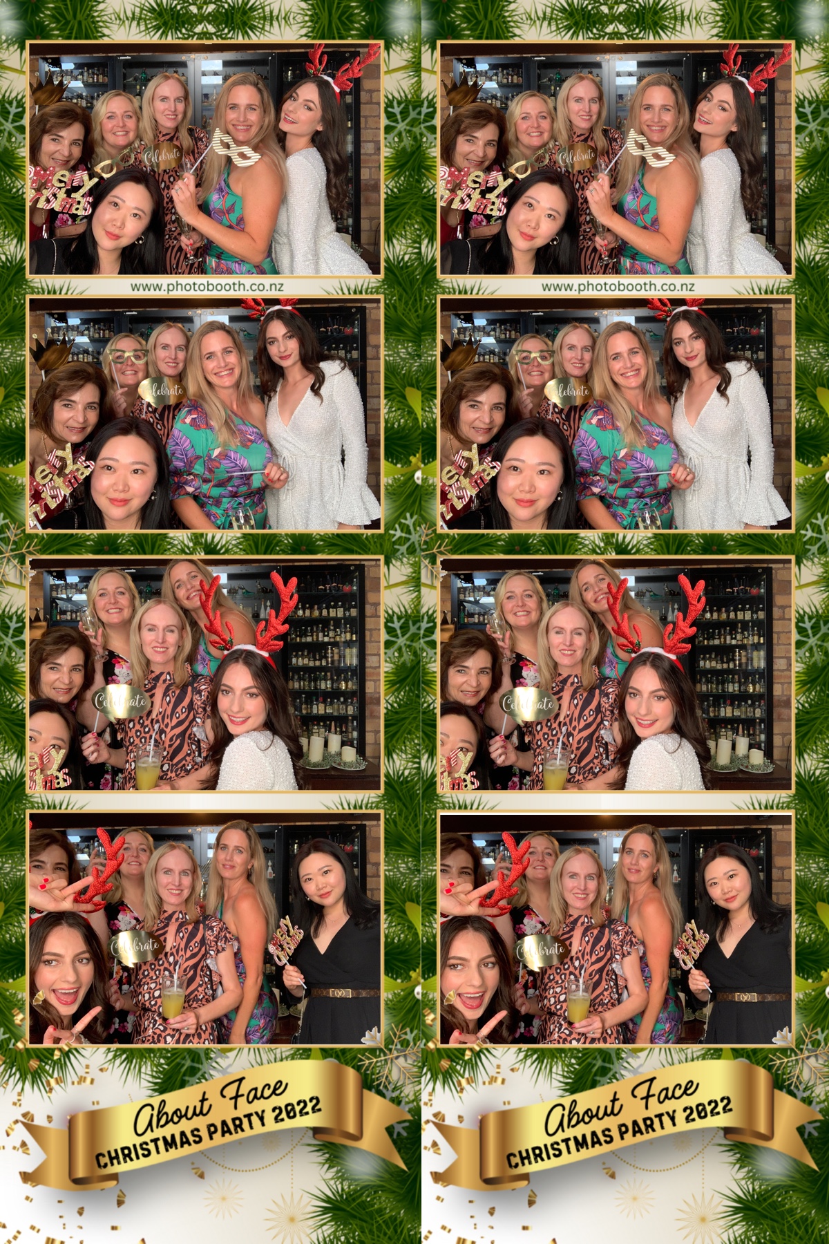 About Face Christmas Party | View more photos from the event at gallery.photobooth.co.nz/u/SelfieCentral/About-Face-Christmas-Party