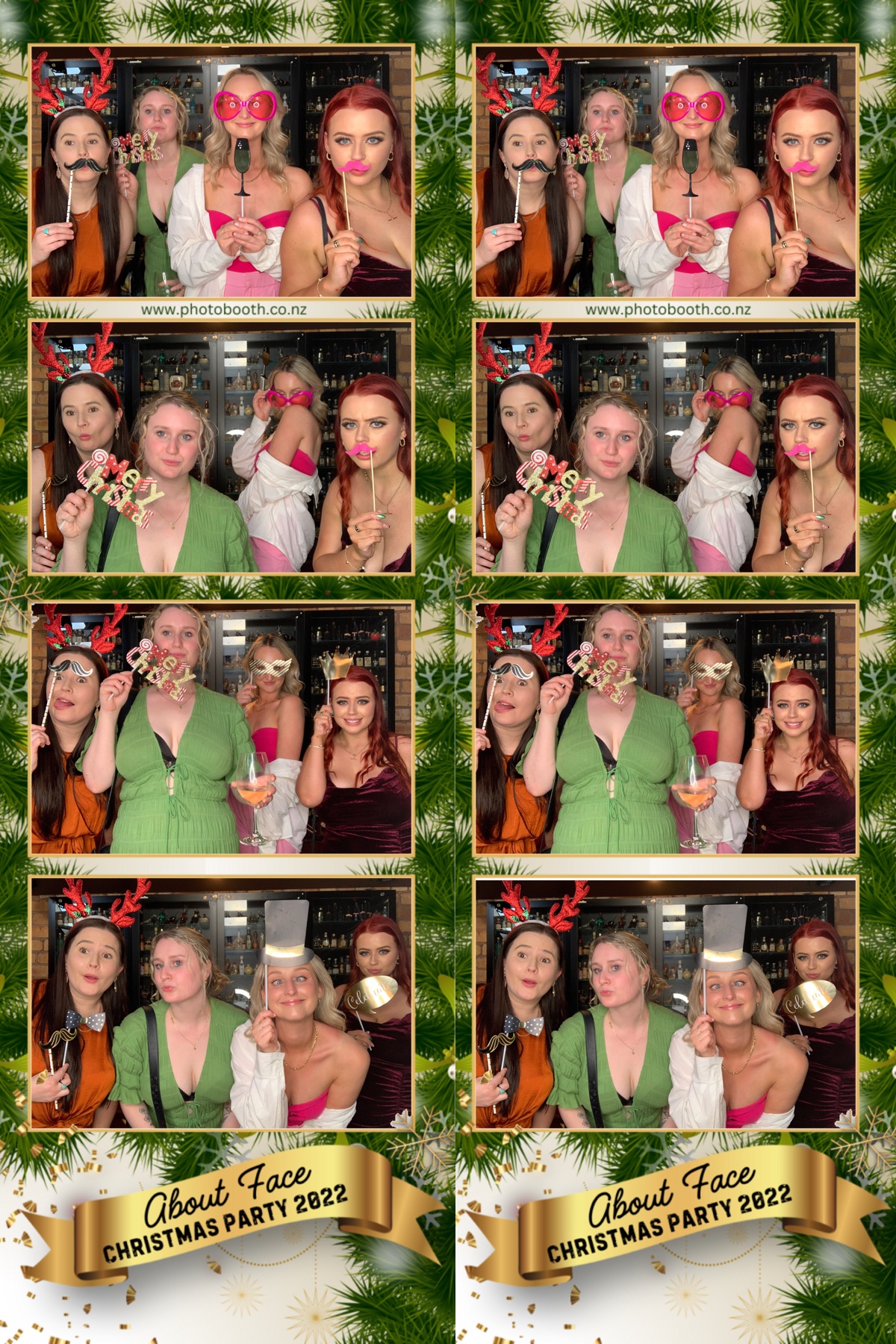 About Face Christmas Party | View more photos from the event at gallery.photobooth.co.nz/u/SelfieCentral/About-Face-Christmas-Party
