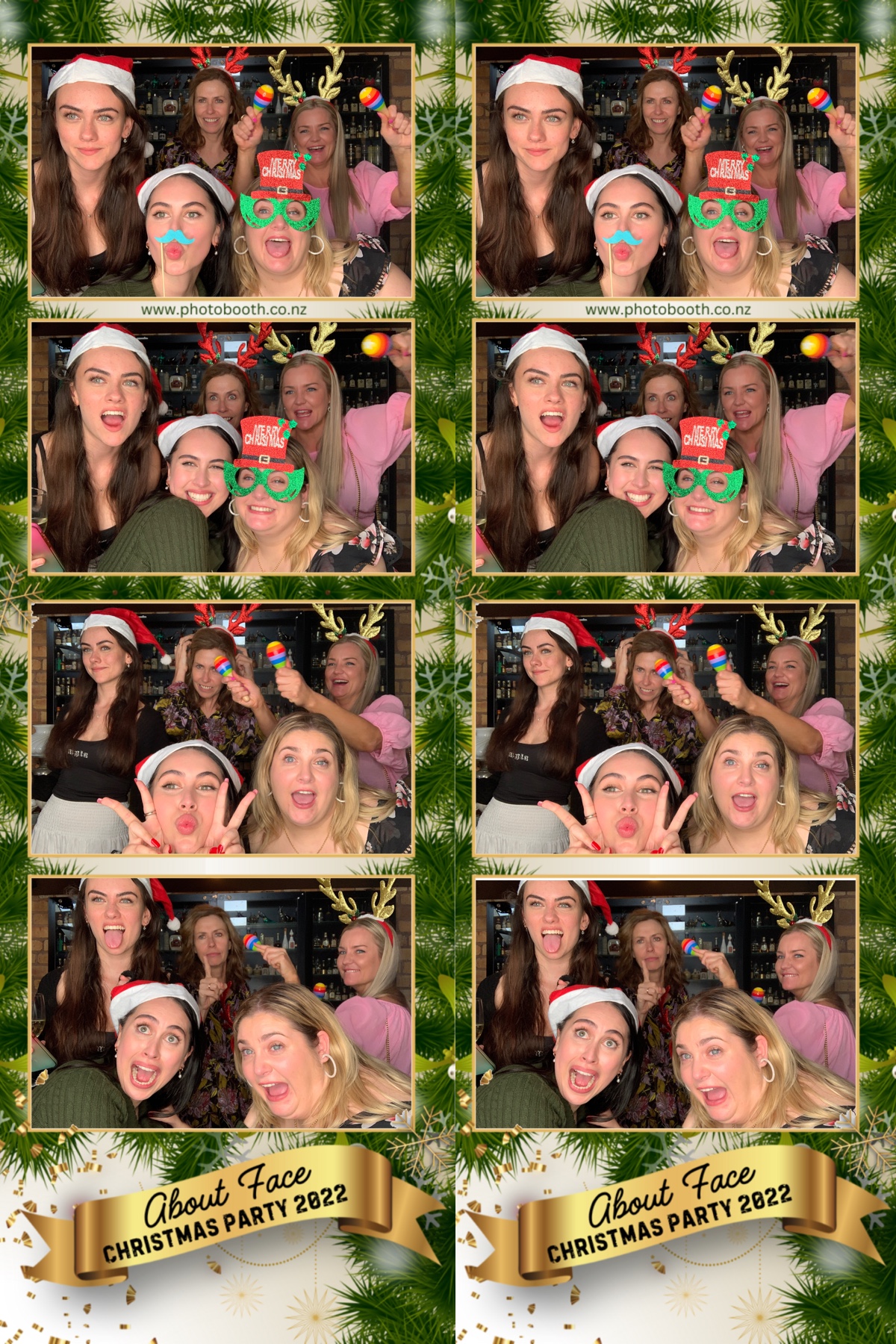 About Face Christmas Party | View more photos from the event at gallery.photobooth.co.nz/u/SelfieCentral/About-Face-Christmas-Party