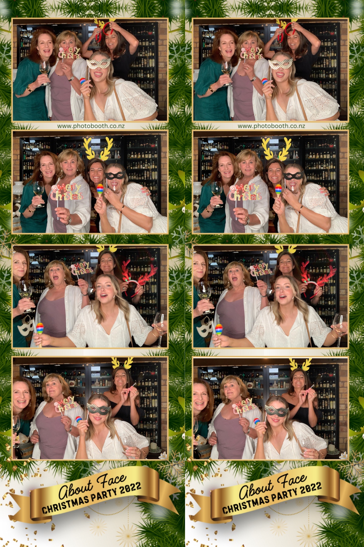 About Face Christmas Party | View more photos from the event at gallery.photobooth.co.nz/u/SelfieCentral/About-Face-Christmas-Party