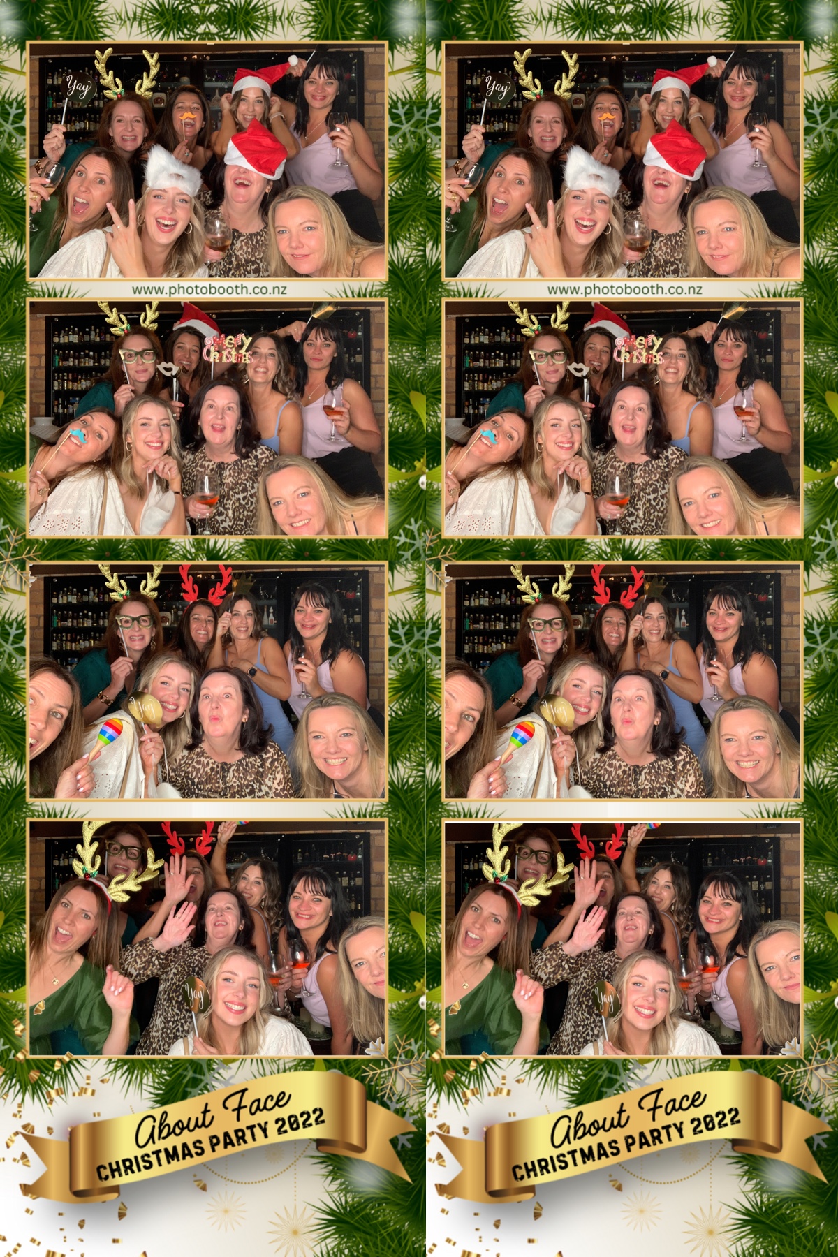 About Face Christmas Party | View more photos from the event at gallery.photobooth.co.nz/u/SelfieCentral/About-Face-Christmas-Party