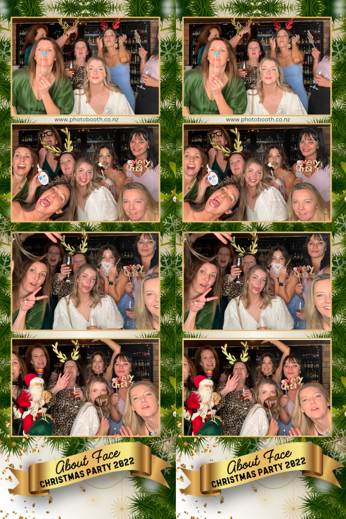 About Face Christmas Party | View more photos from the event at gallery.photobooth.co.nz/u/SelfieCentral/About-Face-Christmas-Party