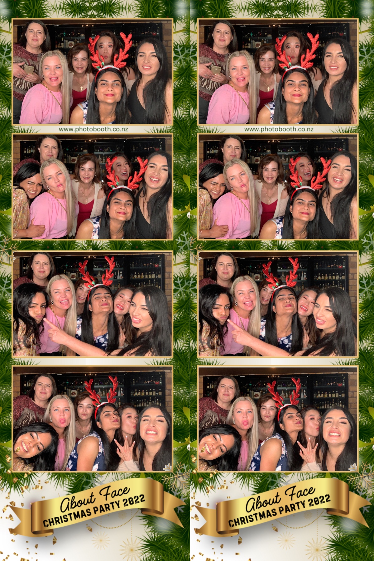 About Face Christmas Party | View more photos from the event at gallery.photobooth.co.nz/u/SelfieCentral/About-Face-Christmas-Party
