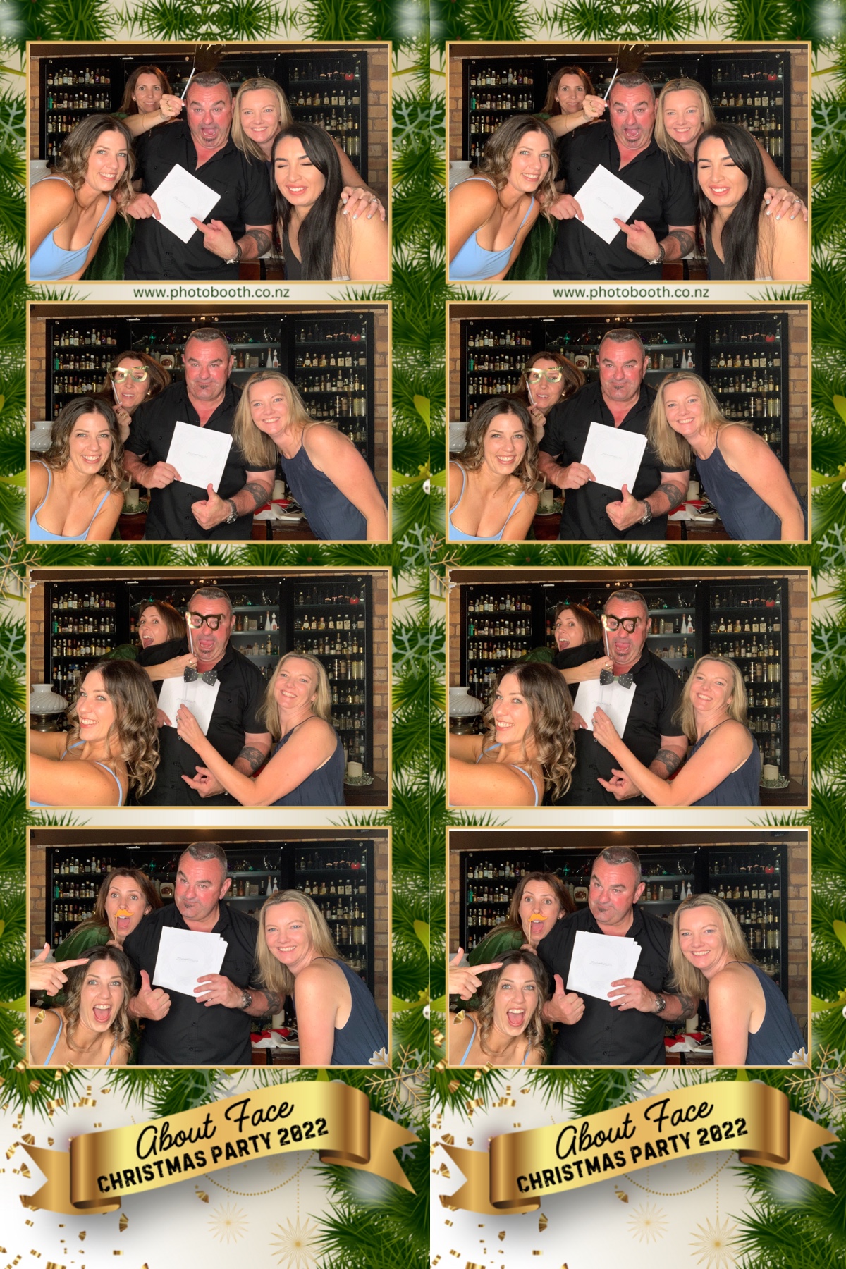 About Face Christmas Party | View more photos from the event at gallery.photobooth.co.nz/u/SelfieCentral/About-Face-Christmas-Party
