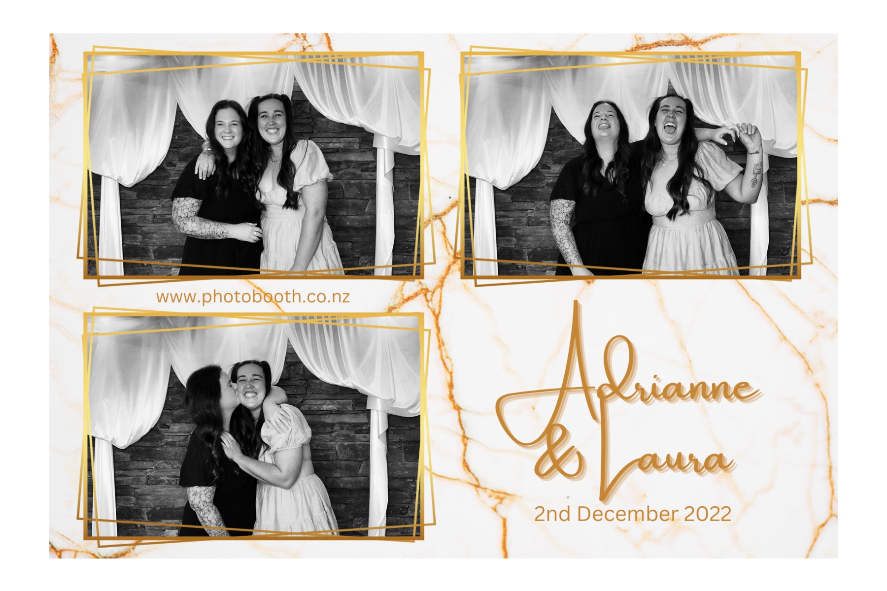 Adrienne & Laura's Wedding | View more photos from the event at gallery.photobooth.co.nz/u/SelfieCentral/Adrienne-Lauras-Wedding