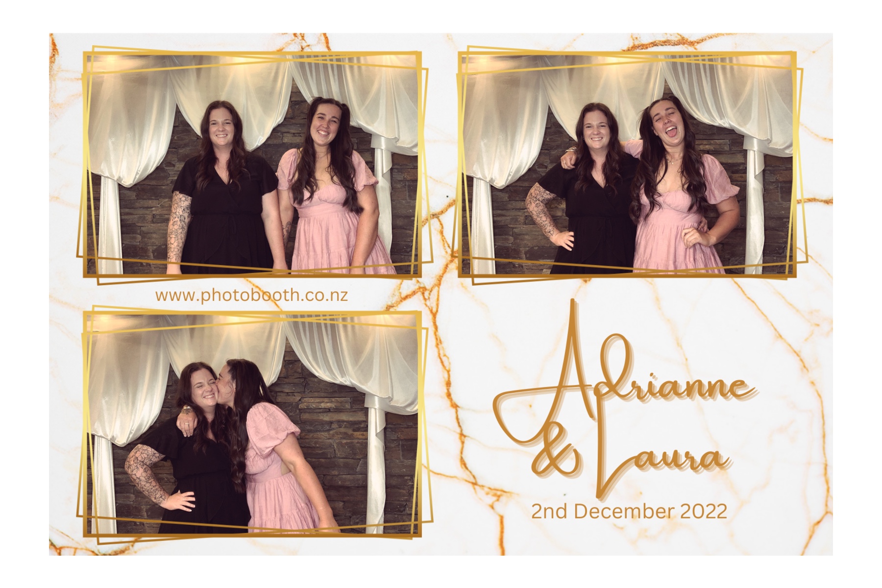 Adrienne & Laura's Wedding | View more photos from the event at gallery.photobooth.co.nz/u/SelfieCentral/Adrienne-Lauras-Wedding
