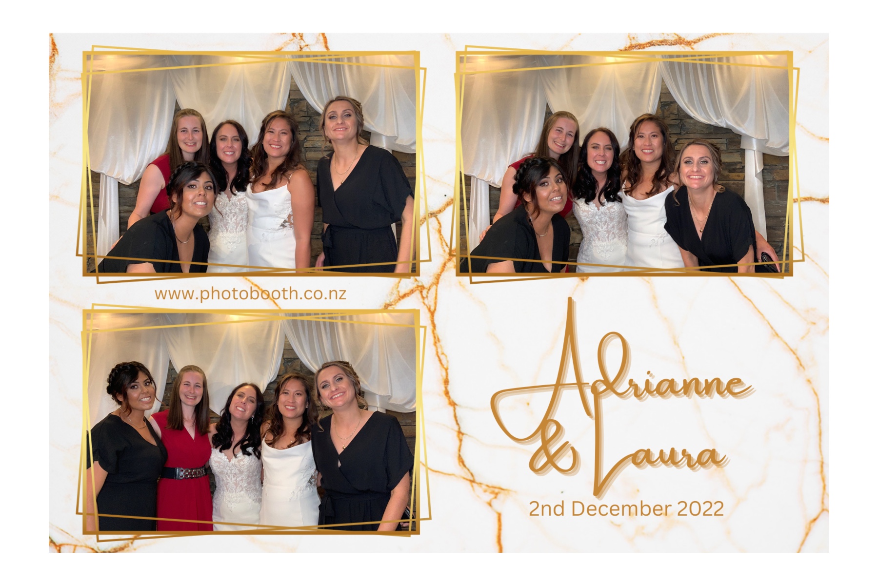 Adrienne & Laura's Wedding | View more photos from the event at gallery.photobooth.co.nz/u/SelfieCentral/Adrienne-Lauras-Wedding