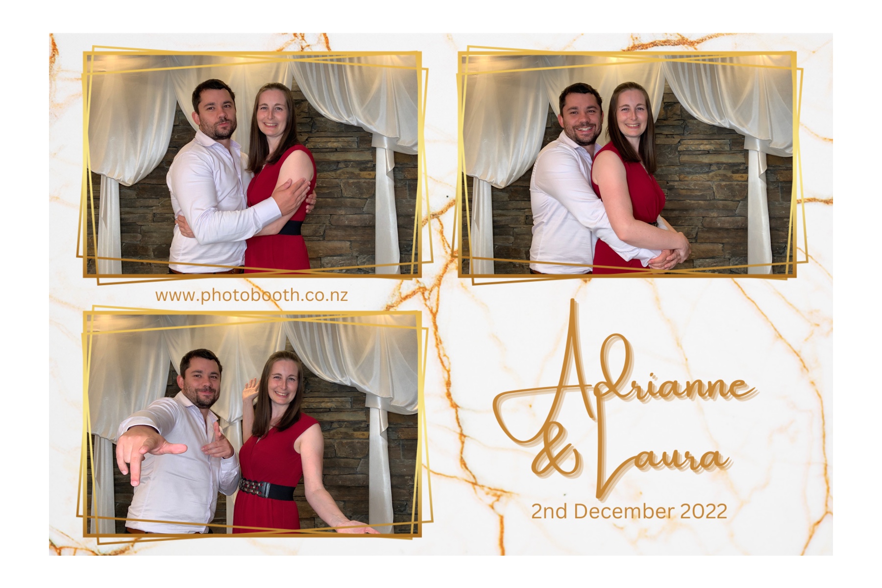 Adrienne & Laura's Wedding | View more photos from the event at gallery.photobooth.co.nz/u/SelfieCentral/Adrienne-Lauras-Wedding