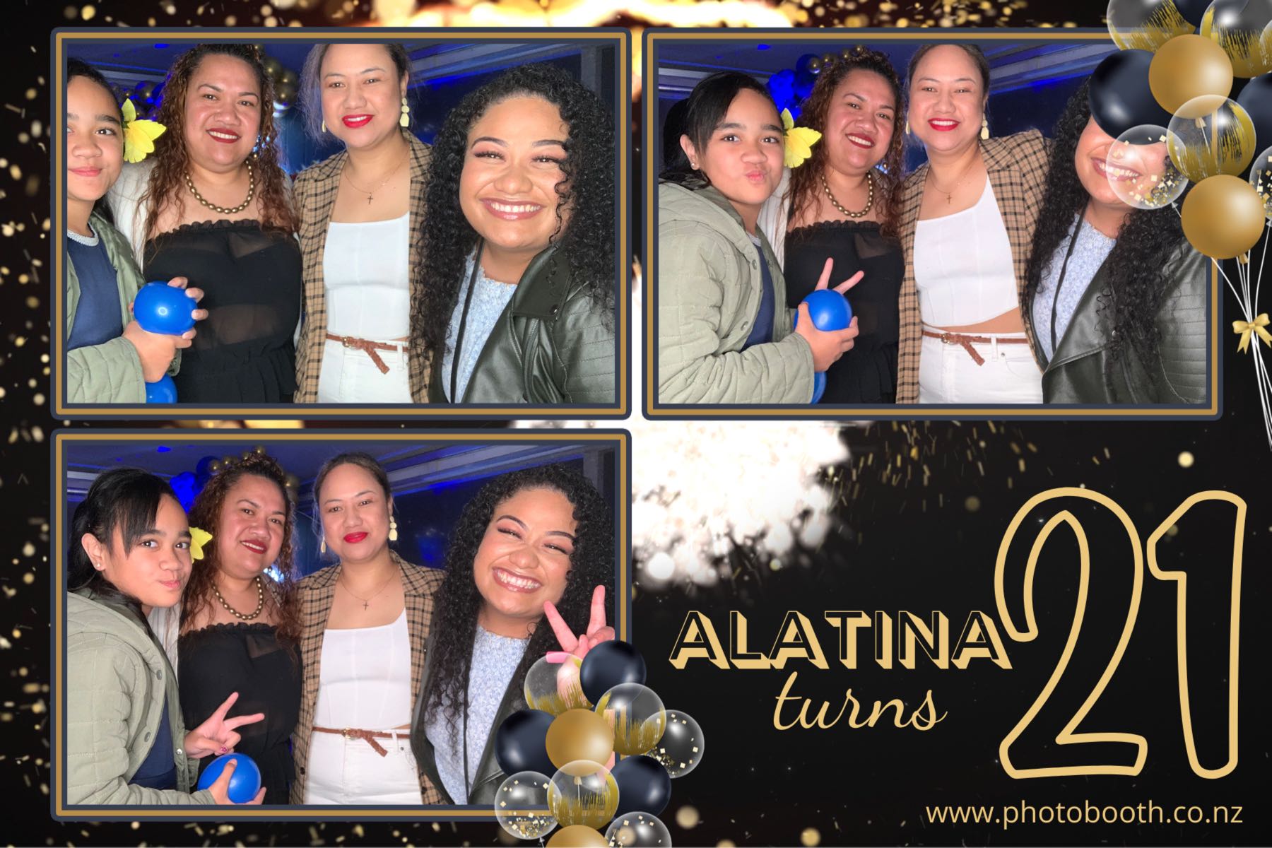 Ala's 21st Birthday Party | View more photos from the event at gallery.photobooth.co.nz/u/SelfieCentral/Alas-21st-Birthday-Party