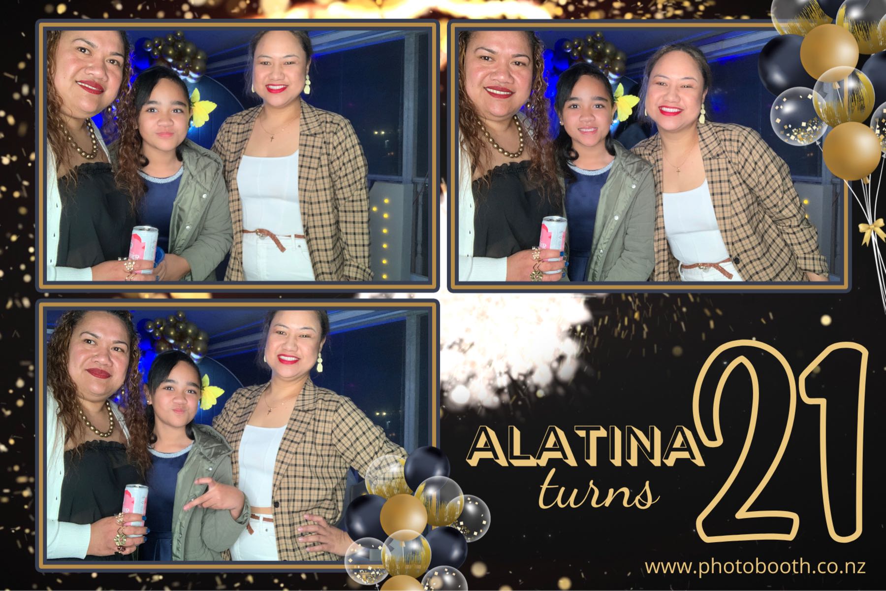 Ala's 21st Birthday Party | View more photos from the event at gallery.photobooth.co.nz/u/SelfieCentral/Alas-21st-Birthday-Party