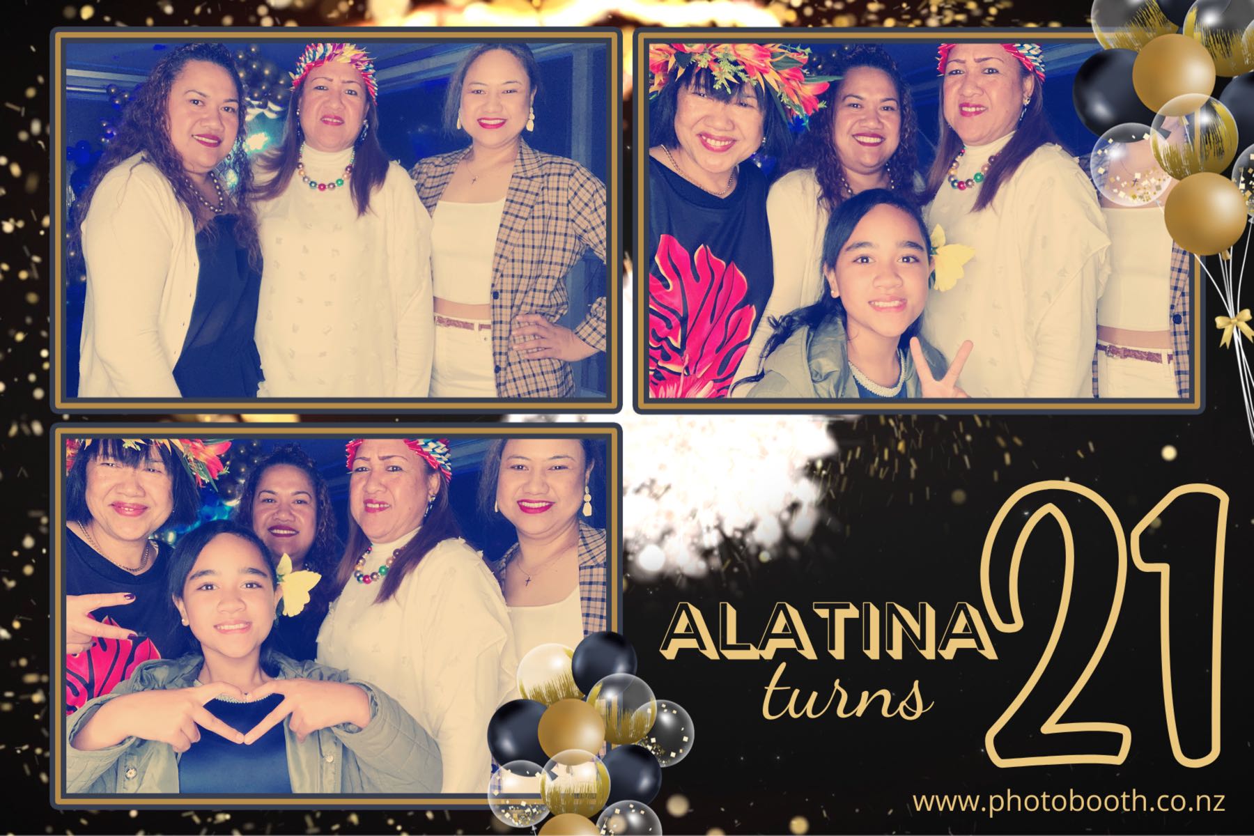 Ala's 21st Birthday Party | View more photos from the event at gallery.photobooth.co.nz/u/SelfieCentral/Alas-21st-Birthday-Party