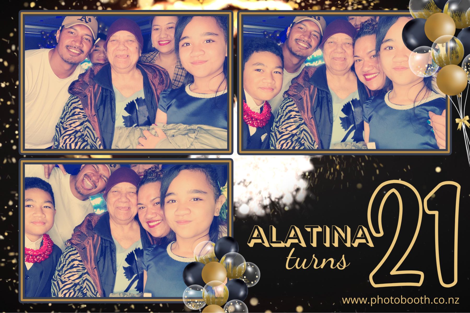 Ala's 21st Birthday Party | View more photos from the event at gallery.photobooth.co.nz/u/SelfieCentral/Alas-21st-Birthday-Party
