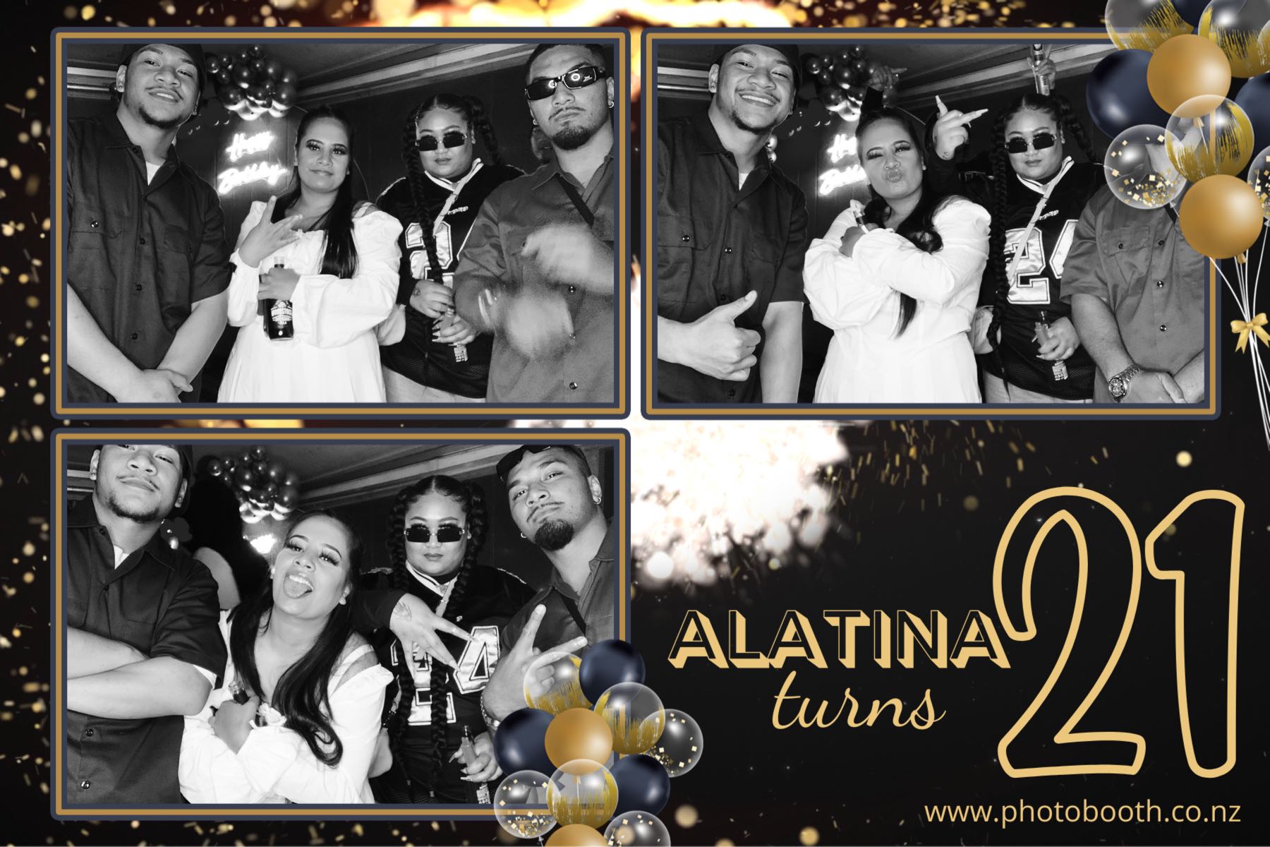 Ala's 21st Birthday Party | View more photos from the event at gallery.photobooth.co.nz/u/SelfieCentral/Alas-21st-Birthday-Party