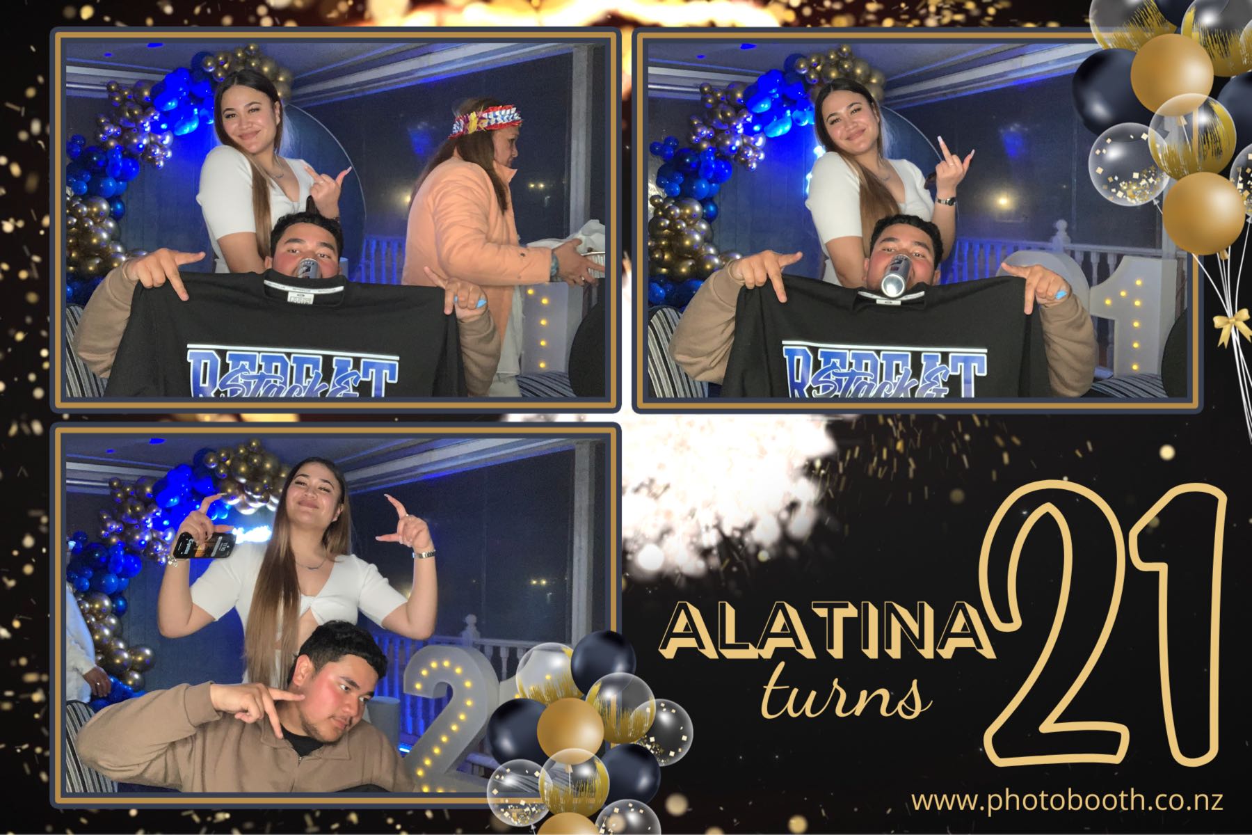 Ala's 21st Birthday Party | View more photos from the event at gallery.photobooth.co.nz/u/SelfieCentral/Alas-21st-Birthday-Party
