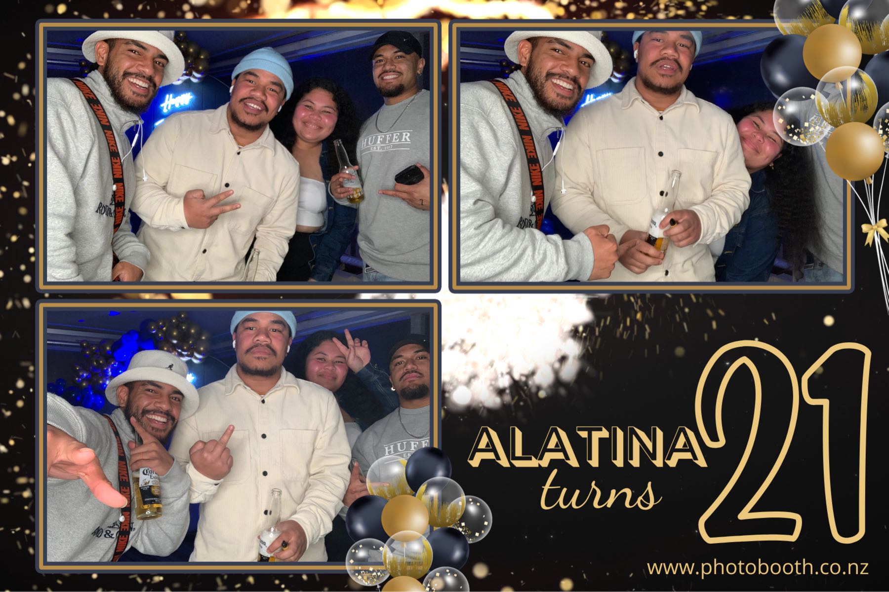 Ala's 21st Birthday Party | View more photos from the event at gallery.photobooth.co.nz/u/SelfieCentral/Alas-21st-Birthday-Party