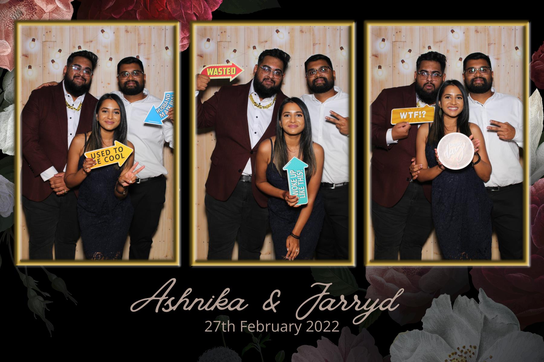 Ashnika & Jarryd's Wedding | View more photos from the event at gallery.photobooth.co.nz/u/SelfieCentral/Ashnika-Jarryds-Wedding