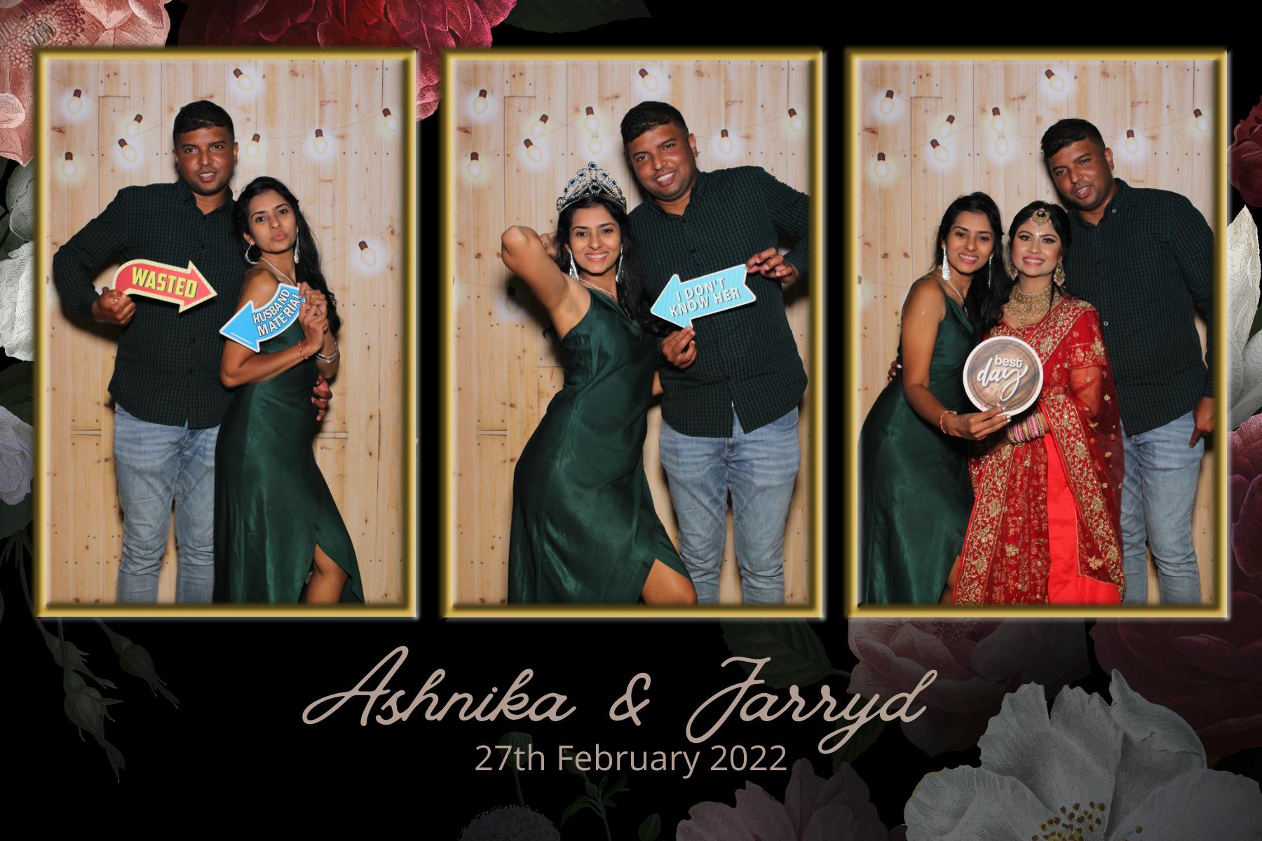 Ashnika & Jarryd's Wedding | View more photos from the event at gallery.photobooth.co.nz/u/SelfieCentral/Ashnika-Jarryds-Wedding