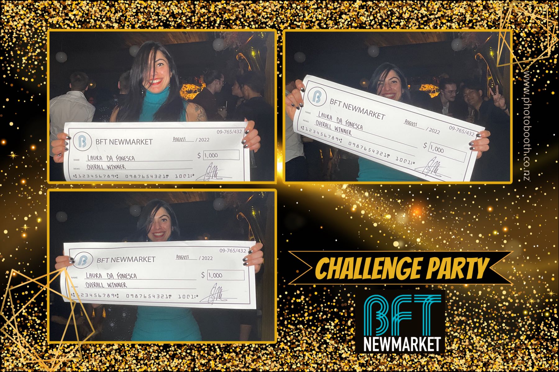 BFT Newmarket Challenge Party | View more photos from the event at gallery.photobooth.co.nz/u/SelfieCentral/BFT-Newmarket-Challenge-Party