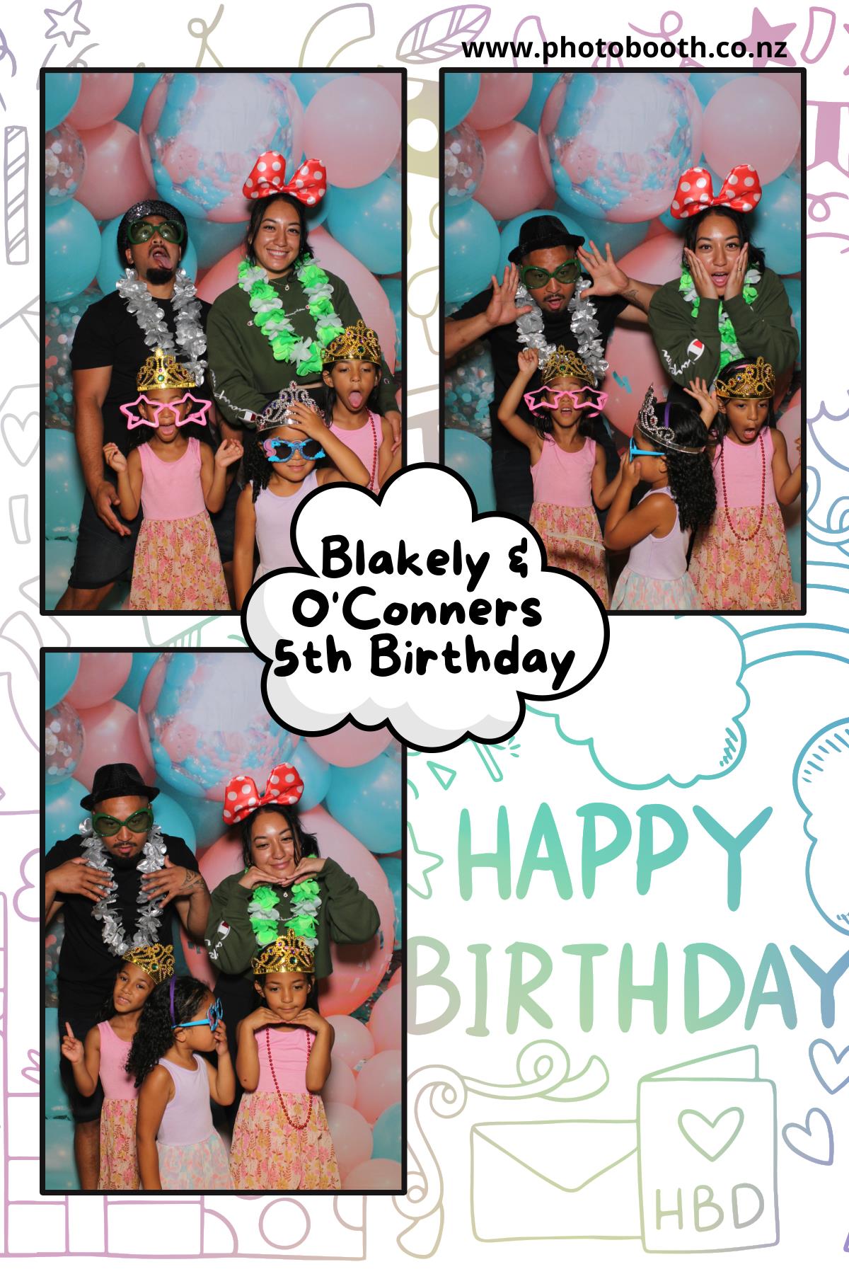 Blakely & O'Connor's 5th Birthday | View more photos from the event at gallery.photobooth.co.nz/u/SelfieCentral/Blakely-OConnors-5th-Birthday