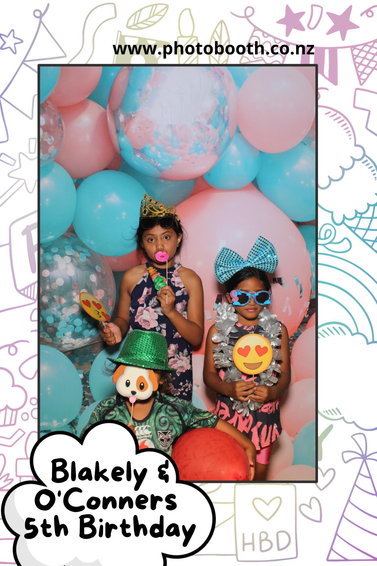 Blakely & O'Connor's 5th Birthday | View more photos from the event at gallery.photobooth.co.nz/u/SelfieCentral/Blakely-OConnors-5th-Birthday