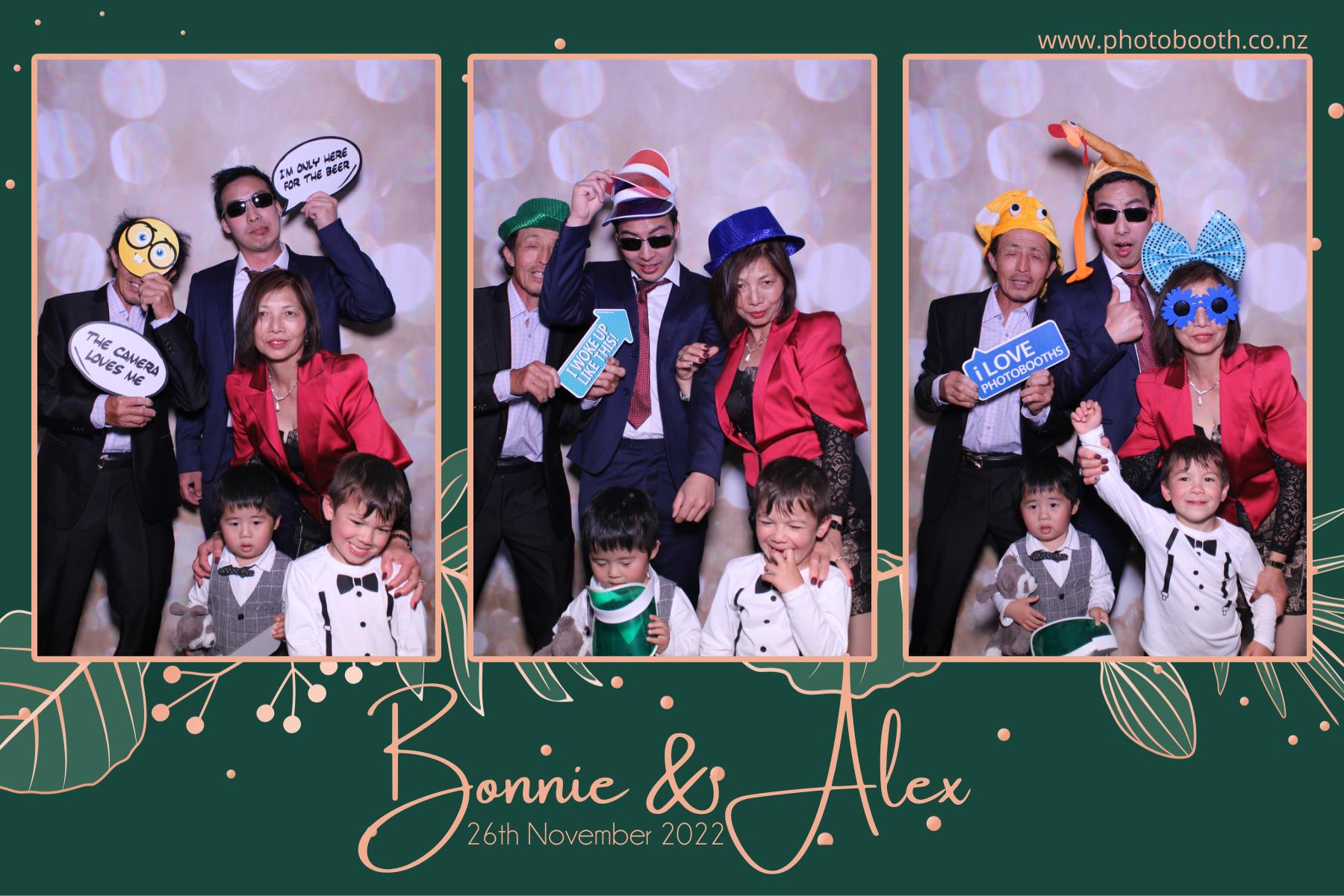 Bonnie & Alex's Wedding | View more photos from the event at gallery.photobooth.co.nz/u/SelfieCentral/Bonnie-Alexs-Wedding