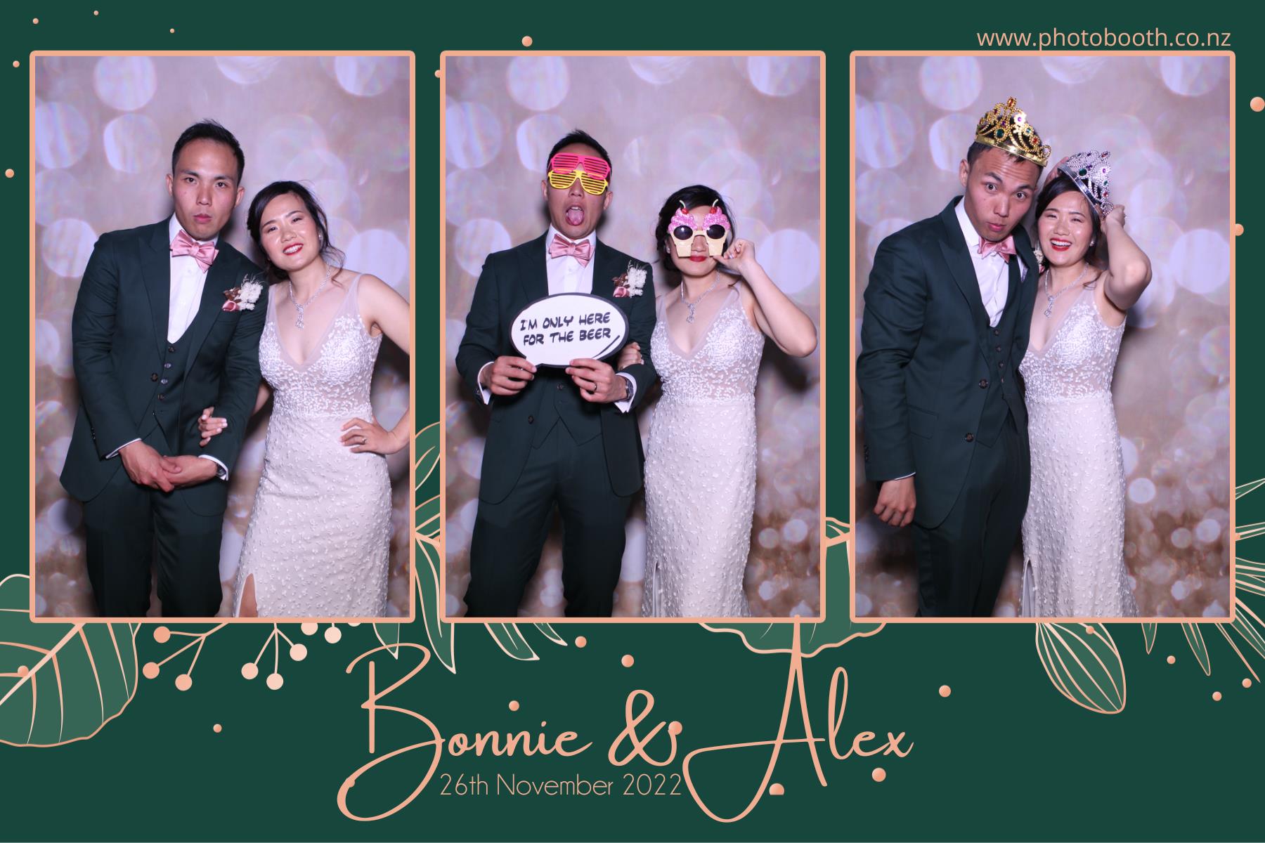 Bonnie & Alex's Wedding | View more photos from the event at gallery.photobooth.co.nz/u/SelfieCentral/Bonnie-Alexs-Wedding