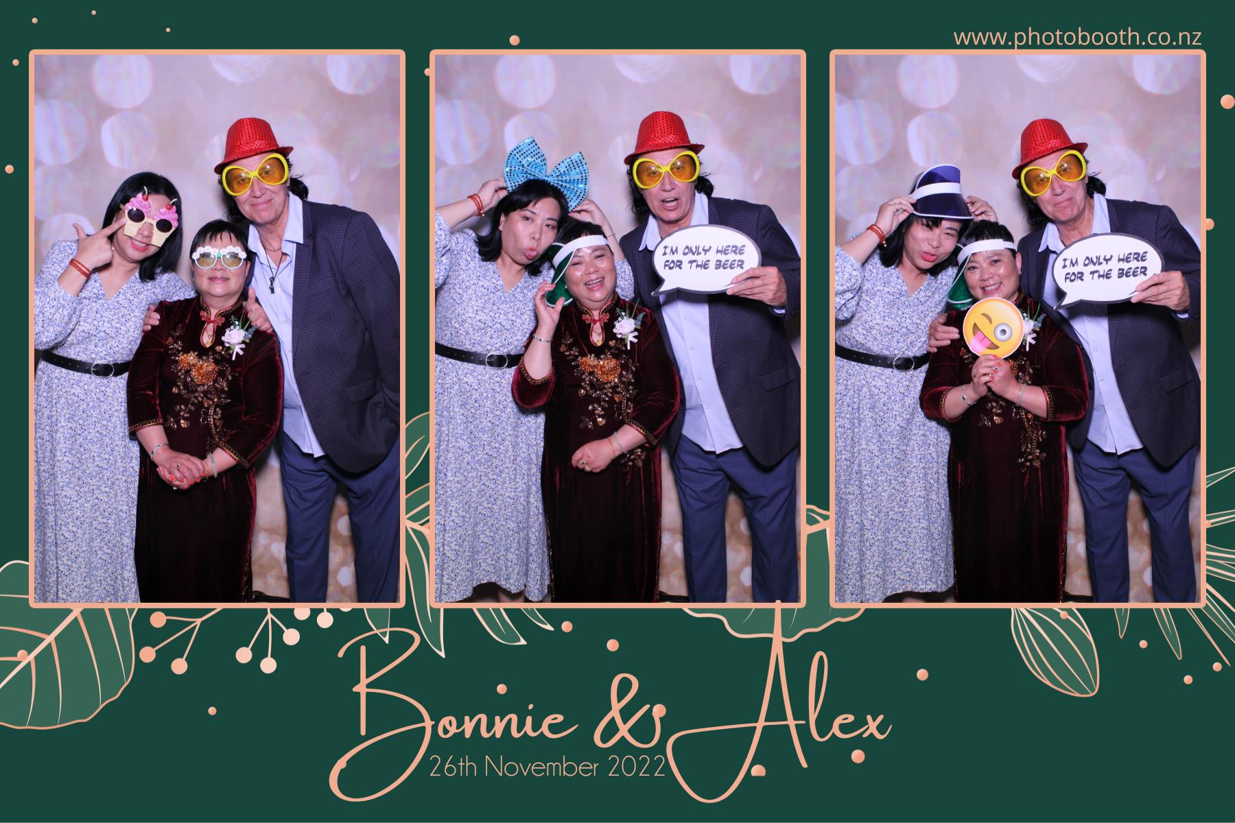 Bonnie & Alex's Wedding | View more photos from the event at gallery.photobooth.co.nz/u/SelfieCentral/Bonnie-Alexs-Wedding