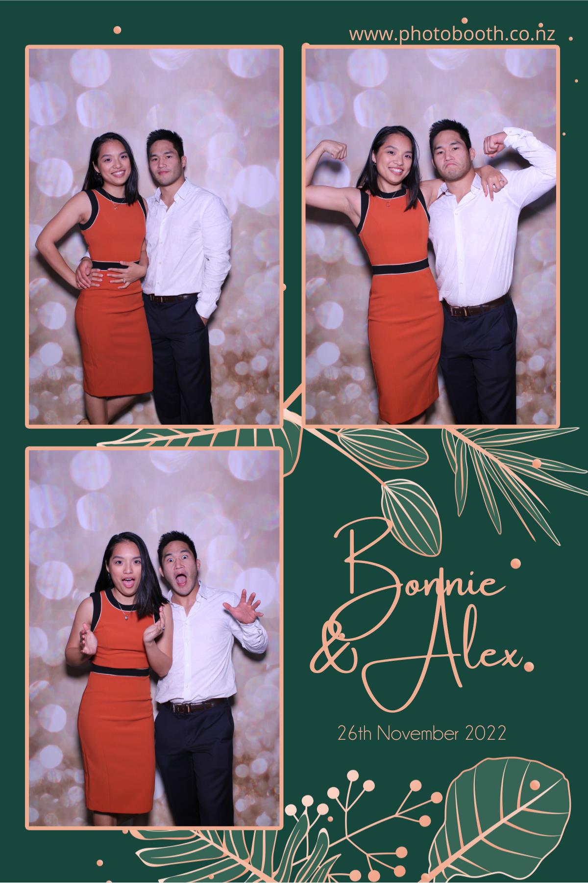 Bonnie & Alex's Wedding | View more photos from the event at gallery.photobooth.co.nz/u/SelfieCentral/Bonnie-Alexs-Wedding