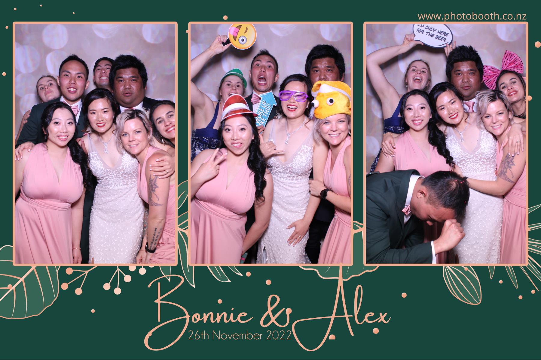 Bonnie & Alex's Wedding | View more photos from the event at gallery.photobooth.co.nz/u/SelfieCentral/Bonnie-Alexs-Wedding