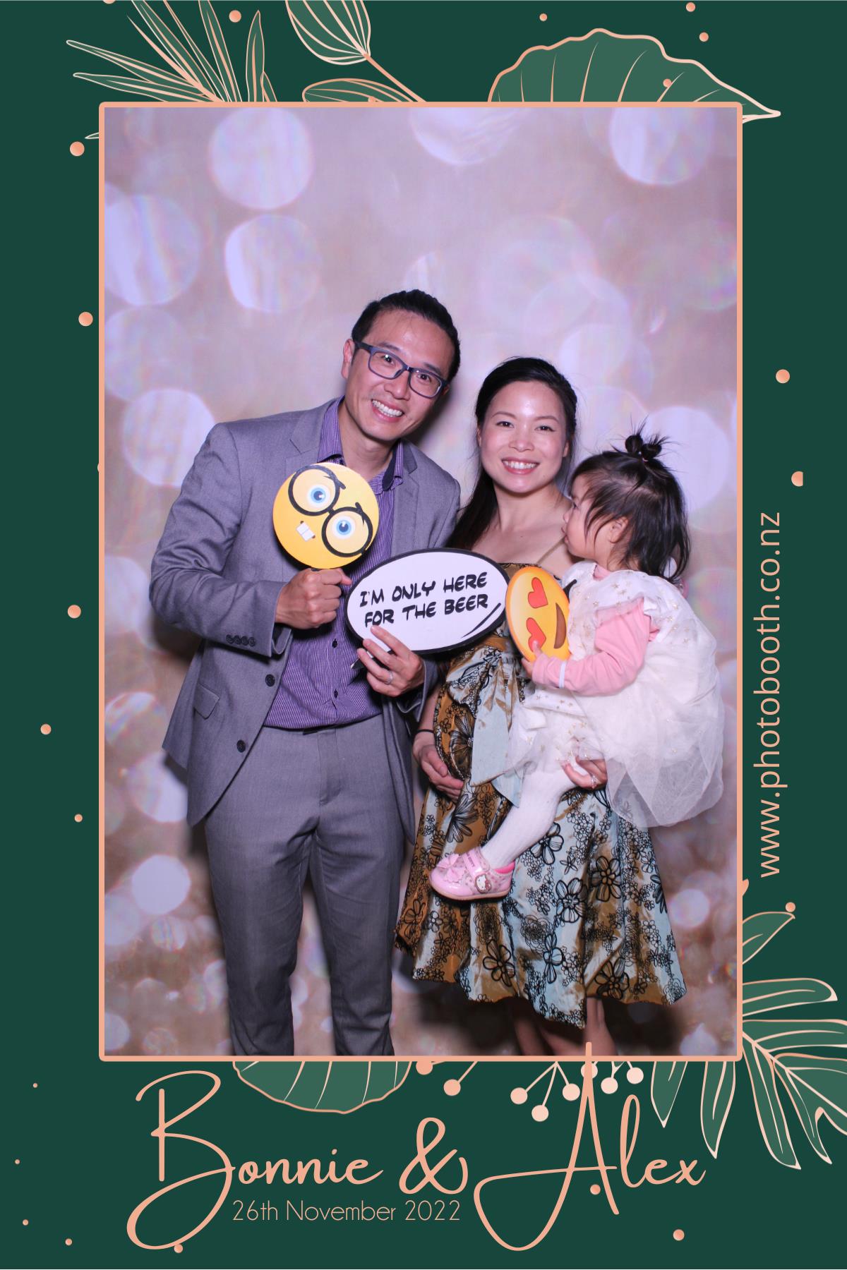 Bonnie & Alex's Wedding | View more photos from the event at gallery.photobooth.co.nz/u/SelfieCentral/Bonnie-Alexs-Wedding