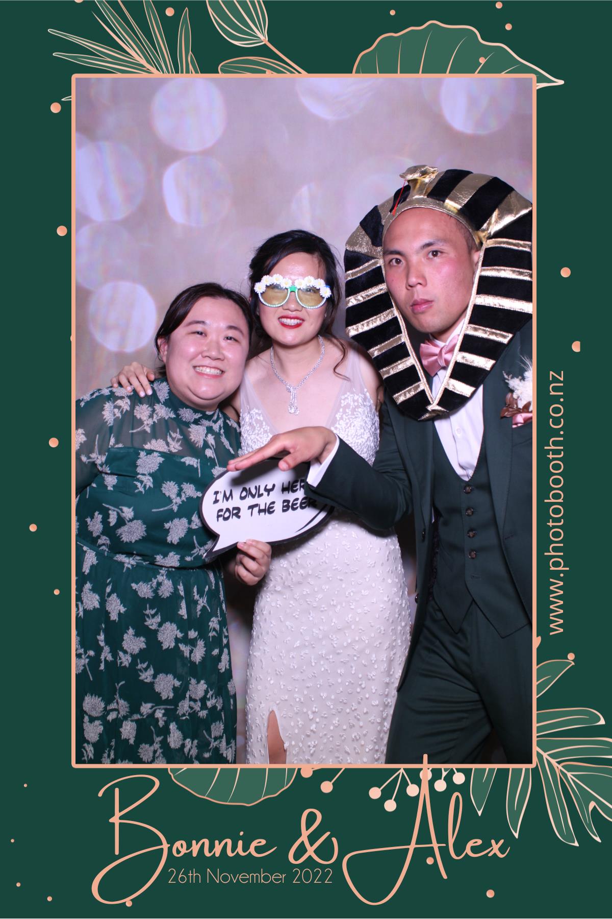 Bonnie & Alex's Wedding | View more photos from the event at gallery.photobooth.co.nz/u/SelfieCentral/Bonnie-Alexs-Wedding