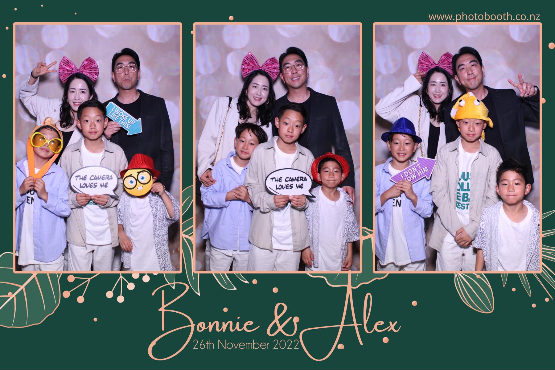 Bonnie & Alex's Wedding | View more photos from the event at gallery.photobooth.co.nz/u/SelfieCentral/Bonnie-Alexs-Wedding
