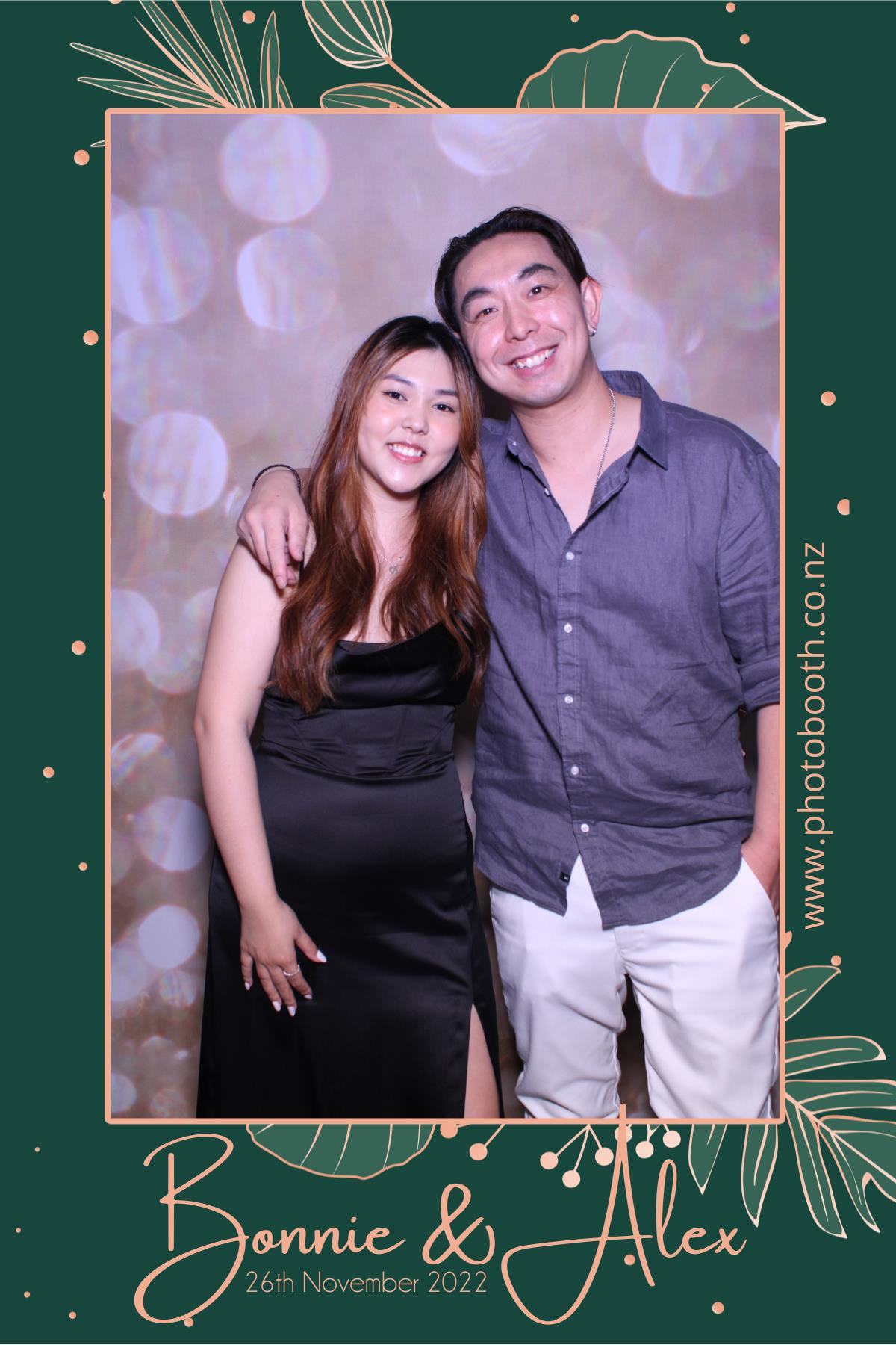 Bonnie & Alex's Wedding | View more photos from the event at gallery.photobooth.co.nz/u/SelfieCentral/Bonnie-Alexs-Wedding