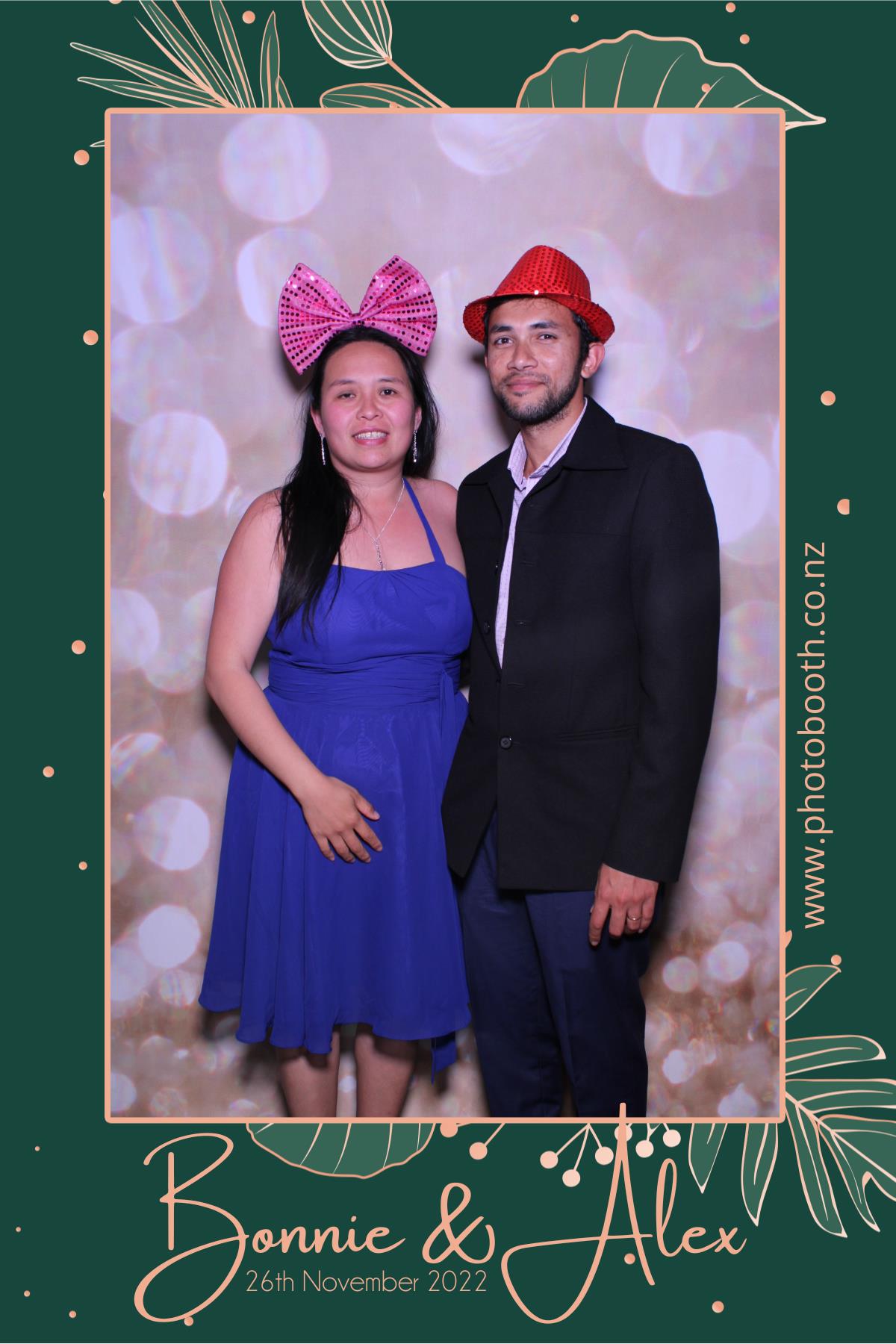 Bonnie & Alex's Wedding | View more photos from the event at gallery.photobooth.co.nz/u/SelfieCentral/Bonnie-Alexs-Wedding