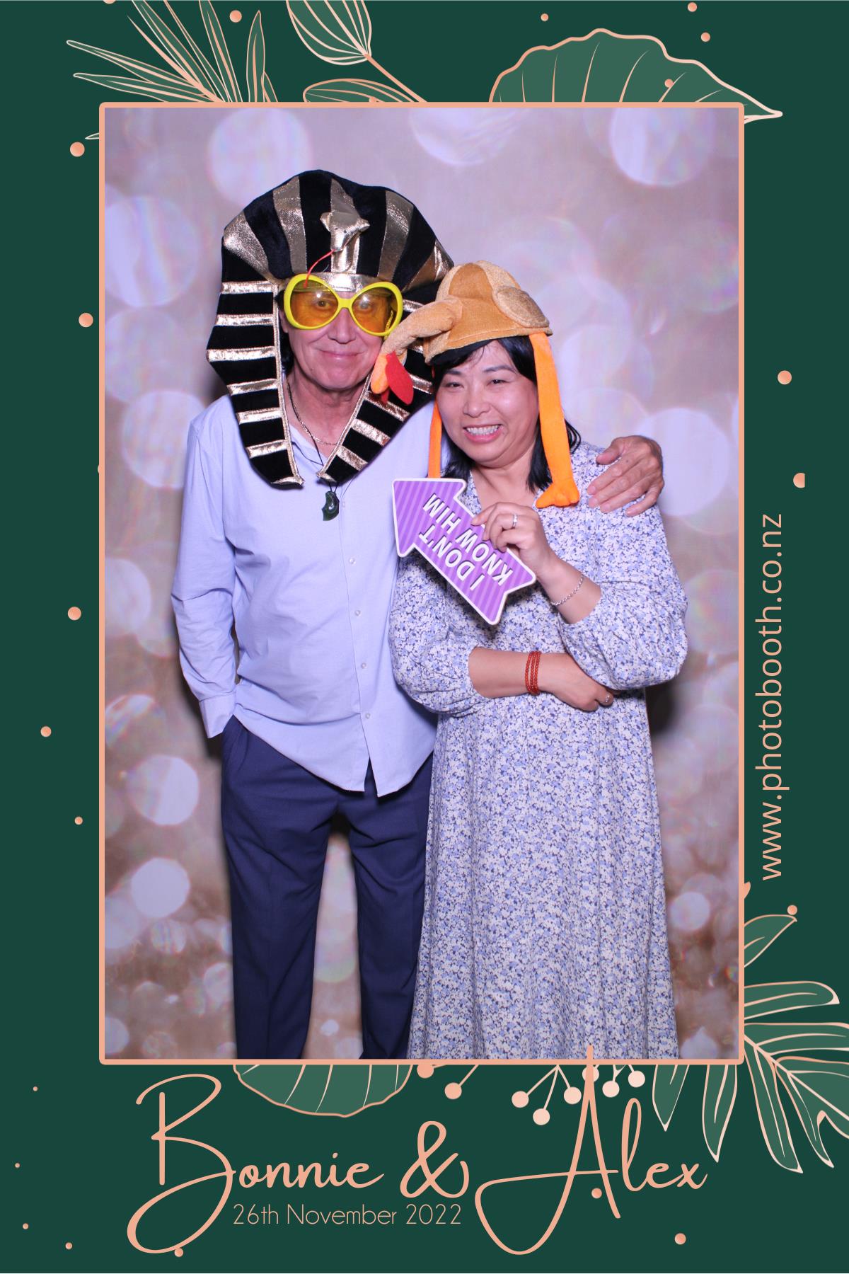 Bonnie & Alex's Wedding | View more photos from the event at gallery.photobooth.co.nz/u/SelfieCentral/Bonnie-Alexs-Wedding