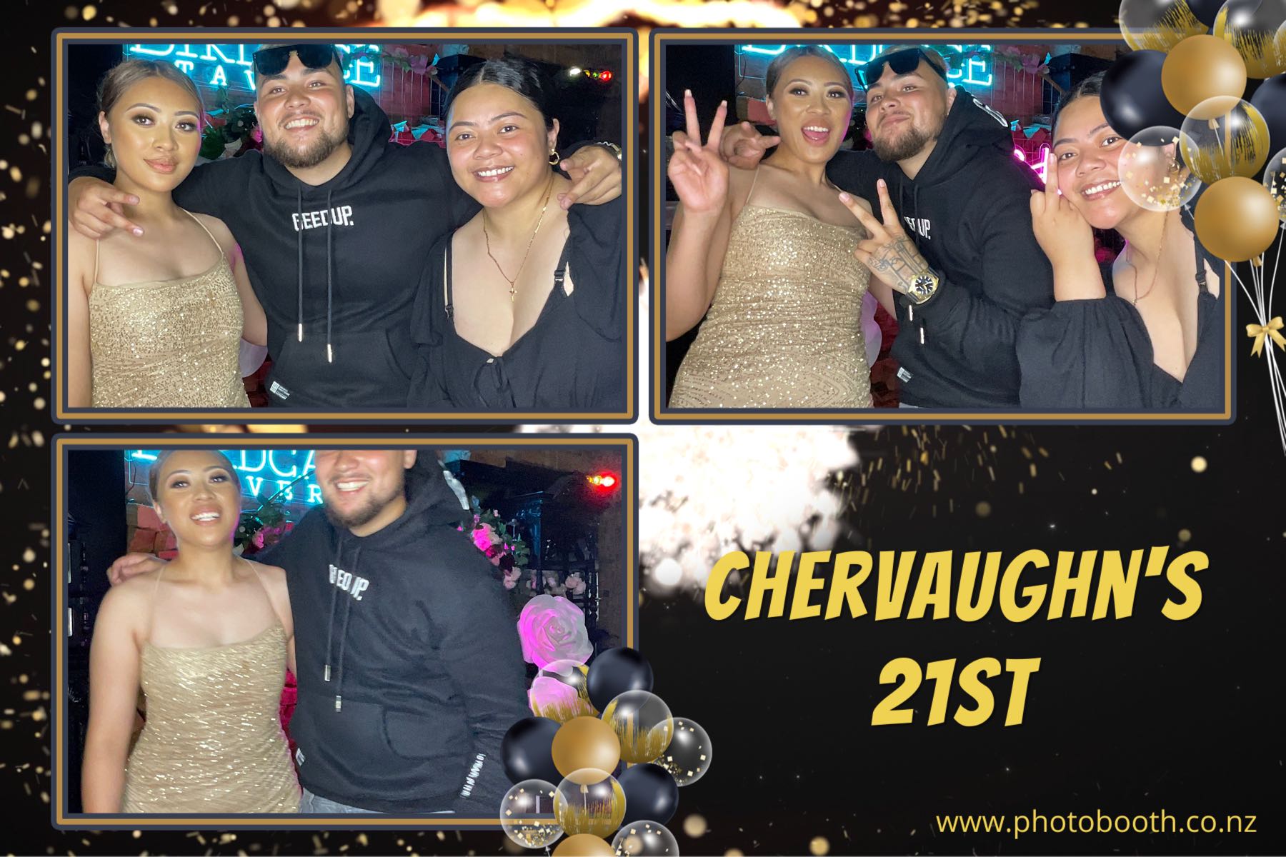 Chervaughn's 21st | View more photos from the event at gallery.photobooth.co.nz/u/SelfieCentral/Chervaughns-21st