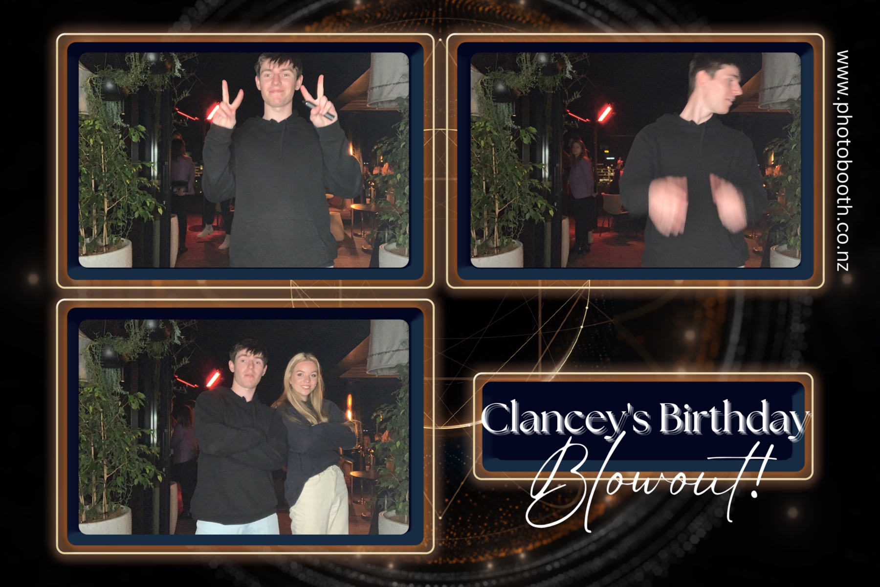 Clancey's Birthday Blowout! | View more photos from the event at gallery.photobooth.co.nz/u/SelfieCentral/Clanceys-Birthday-Blowout