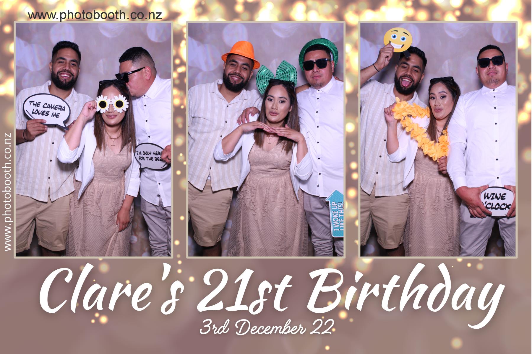 Clare's 21st Birthday | View more photos from the event at gallery.photobooth.co.nz/u/SelfieCentral/Clares-21st-Birthday