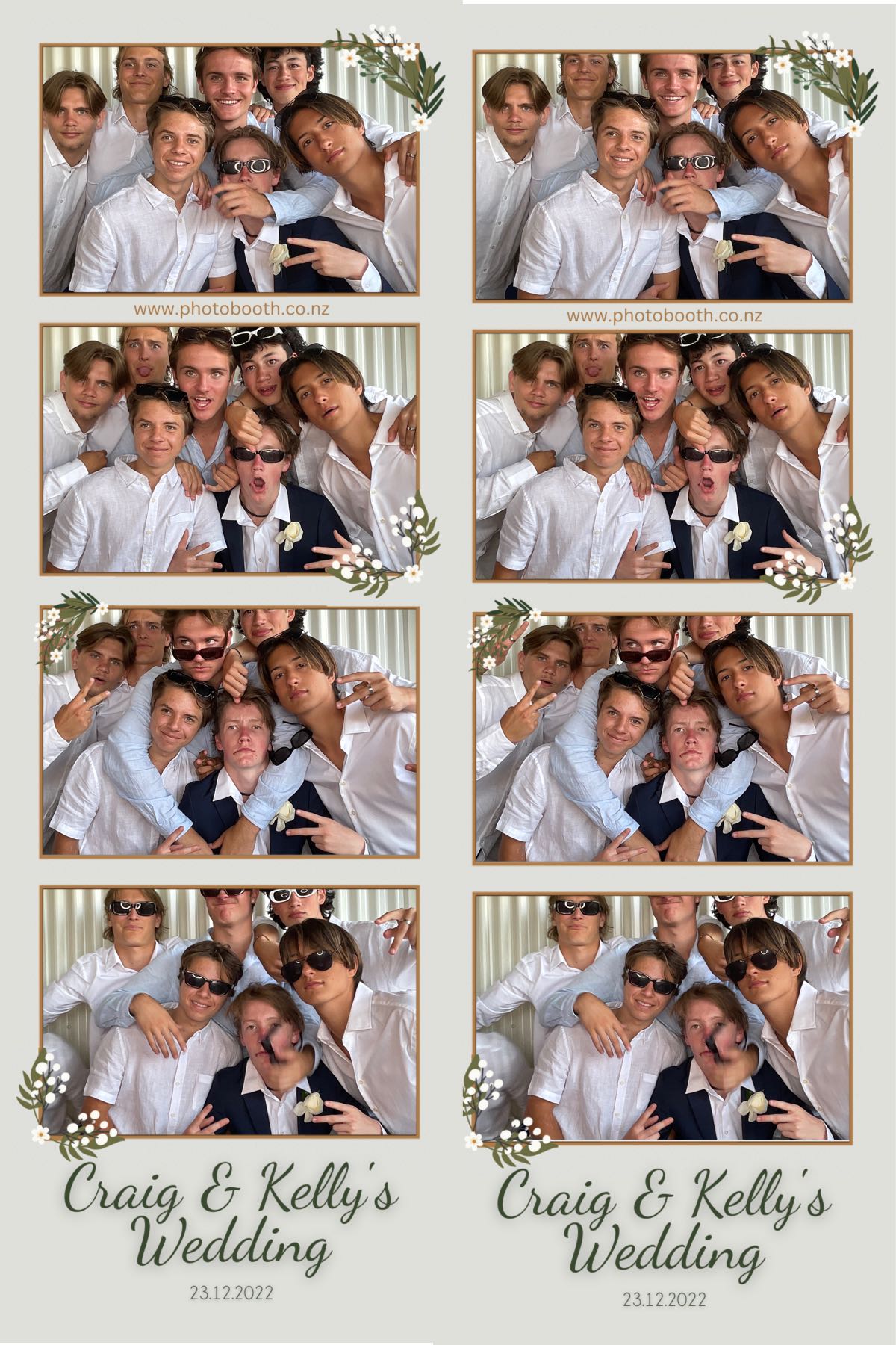 Craig & Kelly's Wedding | View more photos from the event at gallery.photobooth.co.nz/u/SelfieCentral/Craig-Kellys-Wedding