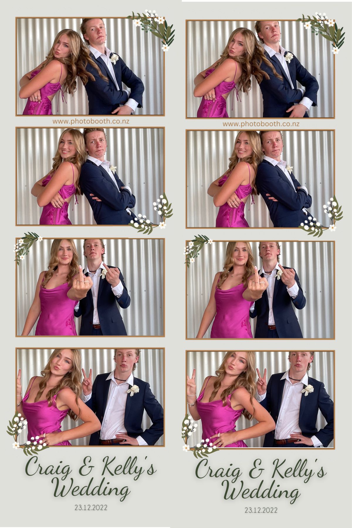 Craig & Kelly's Wedding | View more photos from the event at gallery.photobooth.co.nz/u/SelfieCentral/Craig-Kellys-Wedding
