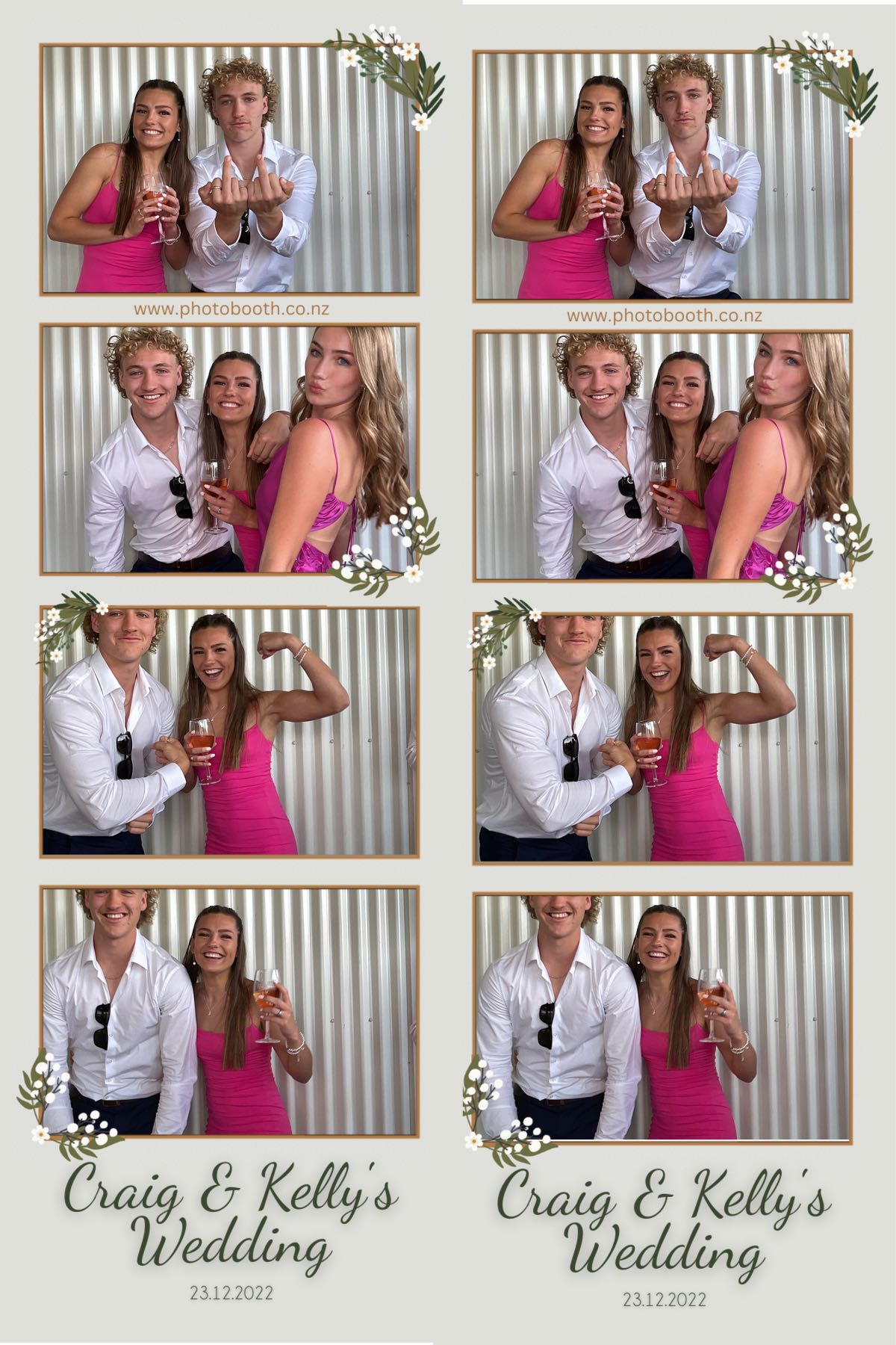 Craig & Kelly's Wedding | View more photos from the event at gallery.photobooth.co.nz/u/SelfieCentral/Craig-Kellys-Wedding