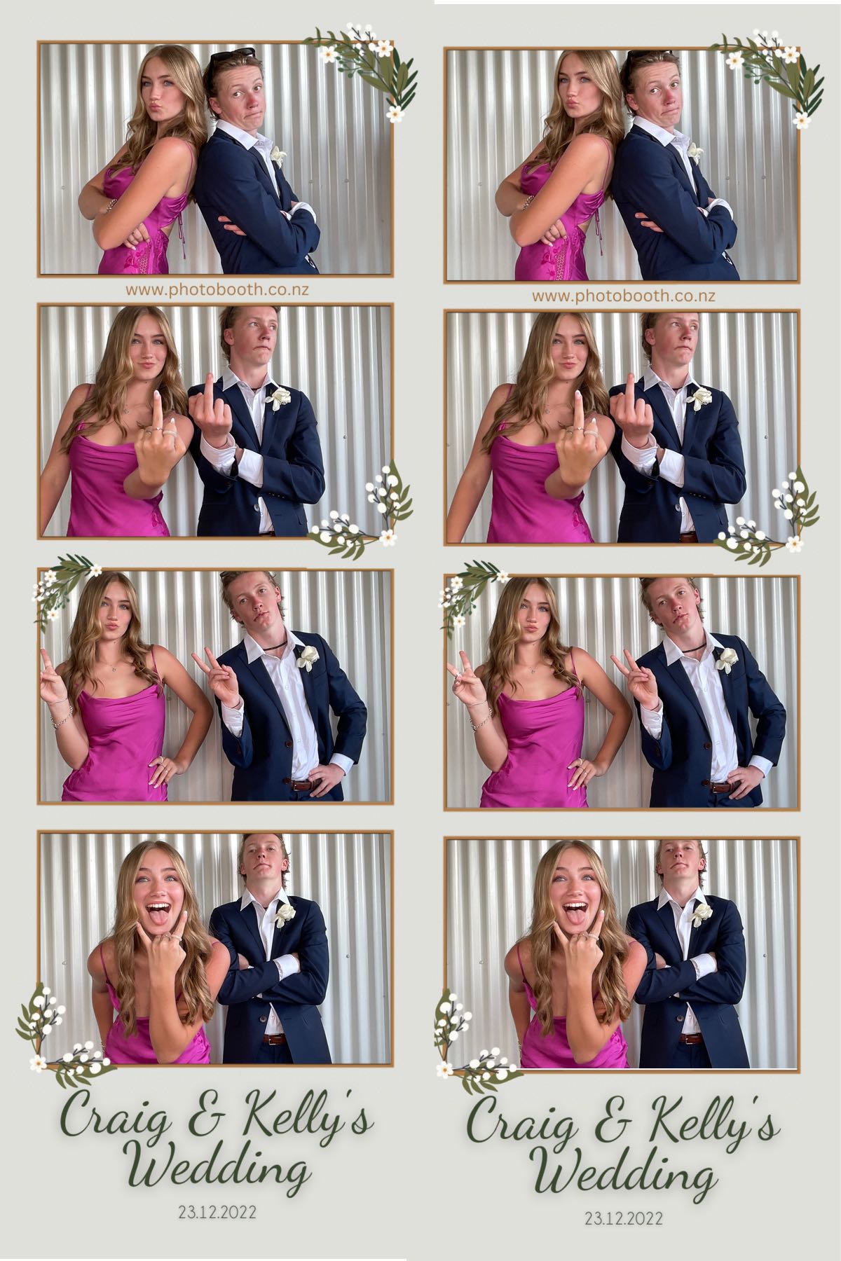 Craig & Kelly's Wedding | View more photos from the event at gallery.photobooth.co.nz/u/SelfieCentral/Craig-Kellys-Wedding