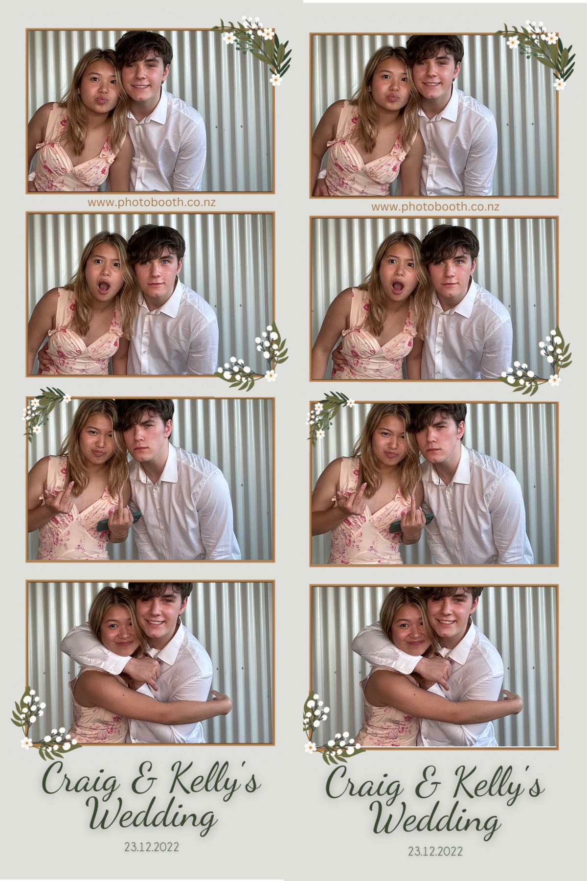 Craig & Kelly's Wedding | View more photos from the event at gallery.photobooth.co.nz/u/SelfieCentral/Craig-Kellys-Wedding