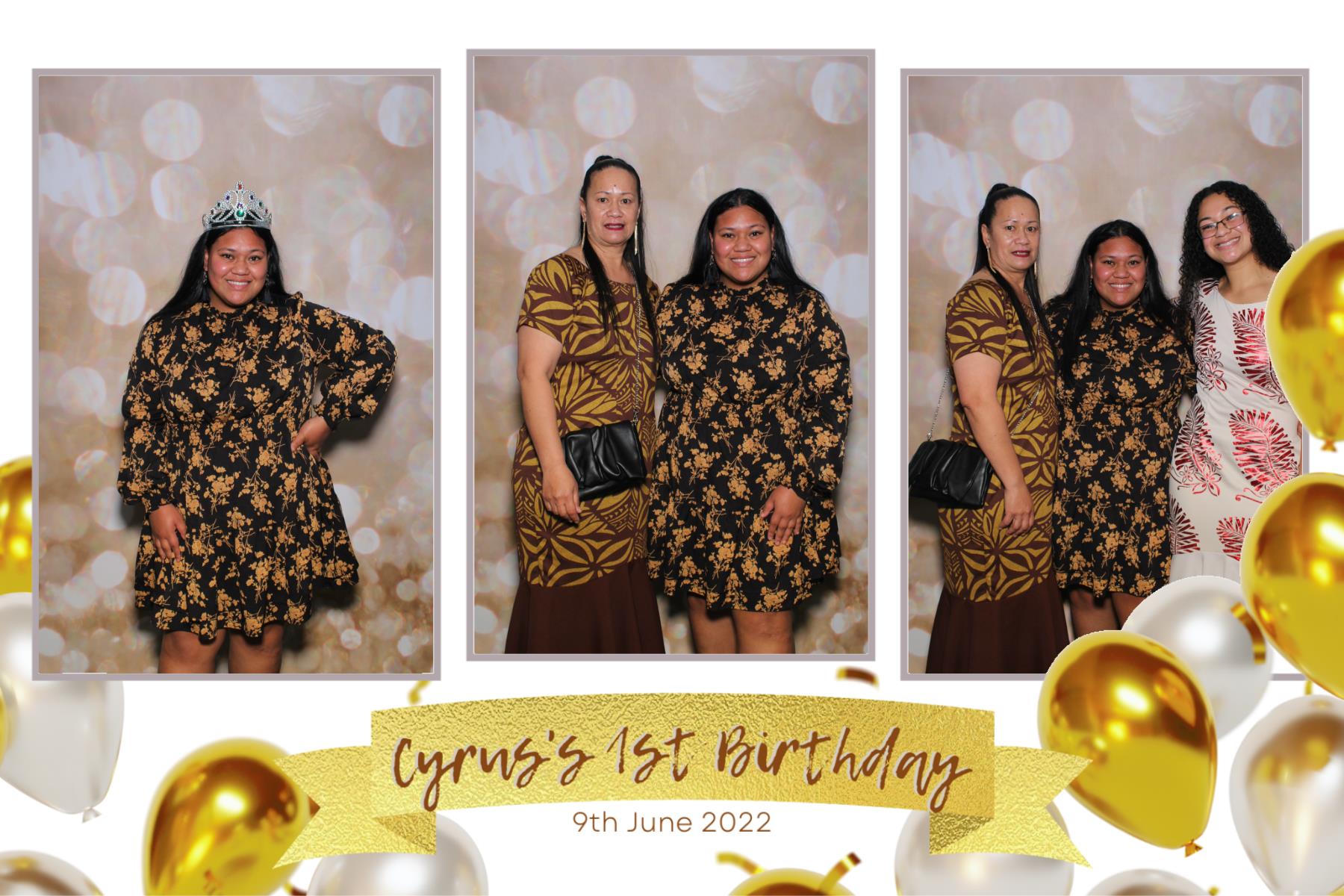 Cyrus's 1st Birthday | View more photos from the event at gallery.photobooth.co.nz/u/SelfieCentral/Cyruss-1st-Birthday