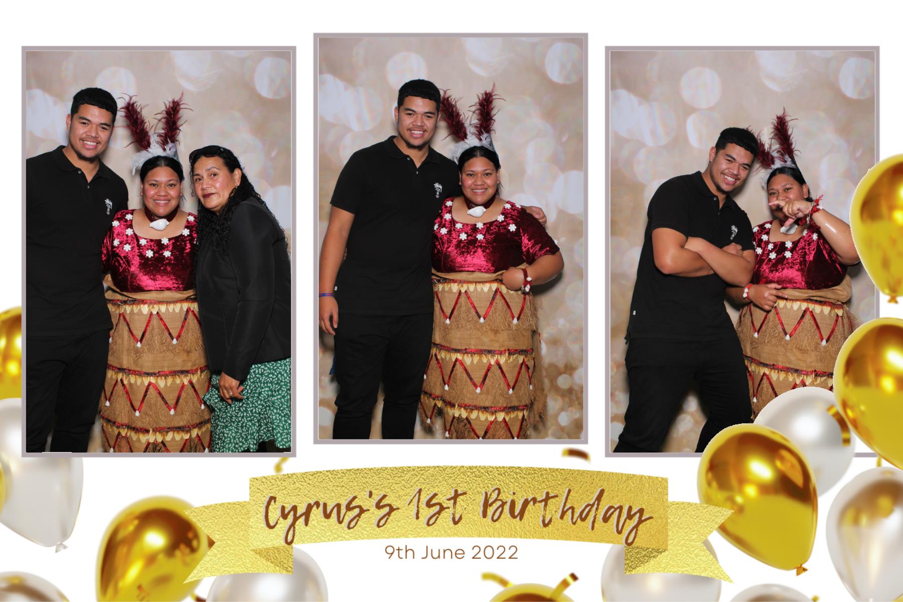 Cyrus's 1st Birthday | View more photos from the event at gallery.photobooth.co.nz/u/SelfieCentral/Cyruss-1st-Birthday
